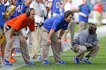 Will Muschamp hopes a new offensive coordinator changes Florida's luck this fall.