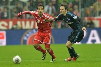 Thiago (left) was the missing piece for Bayern Munich in the last few matches of the season.