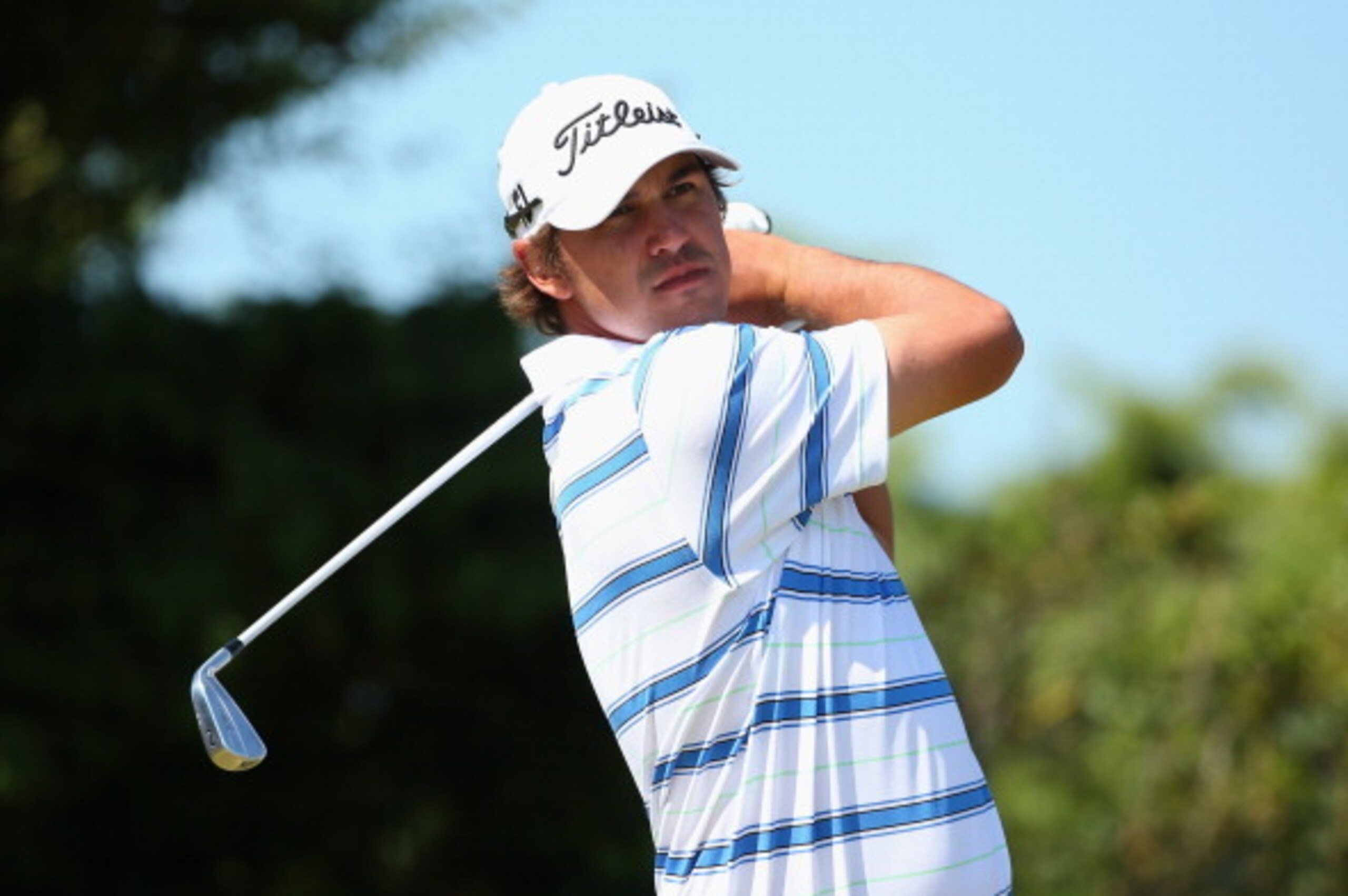 HOYLAKE, ENGLAND - JULY 17: Brooks Koepka of the United States tees off on the 18th hole during the first round of The 143rd Open Championship at Royal Liverpool on July 17, 2014 in Hoylake, England. (Photo by Mike Ehrmann/Getty Images) HOYLAKE, ENGLAND - JULY 17: Brooks Koepka of the United States tees off on the 18th hole during the first round of The 143rd Open Championship at Royal Liverpool on July 17, 2014 in Hoylake, England. (Photo by Mike Ehrmann/Getty Images)