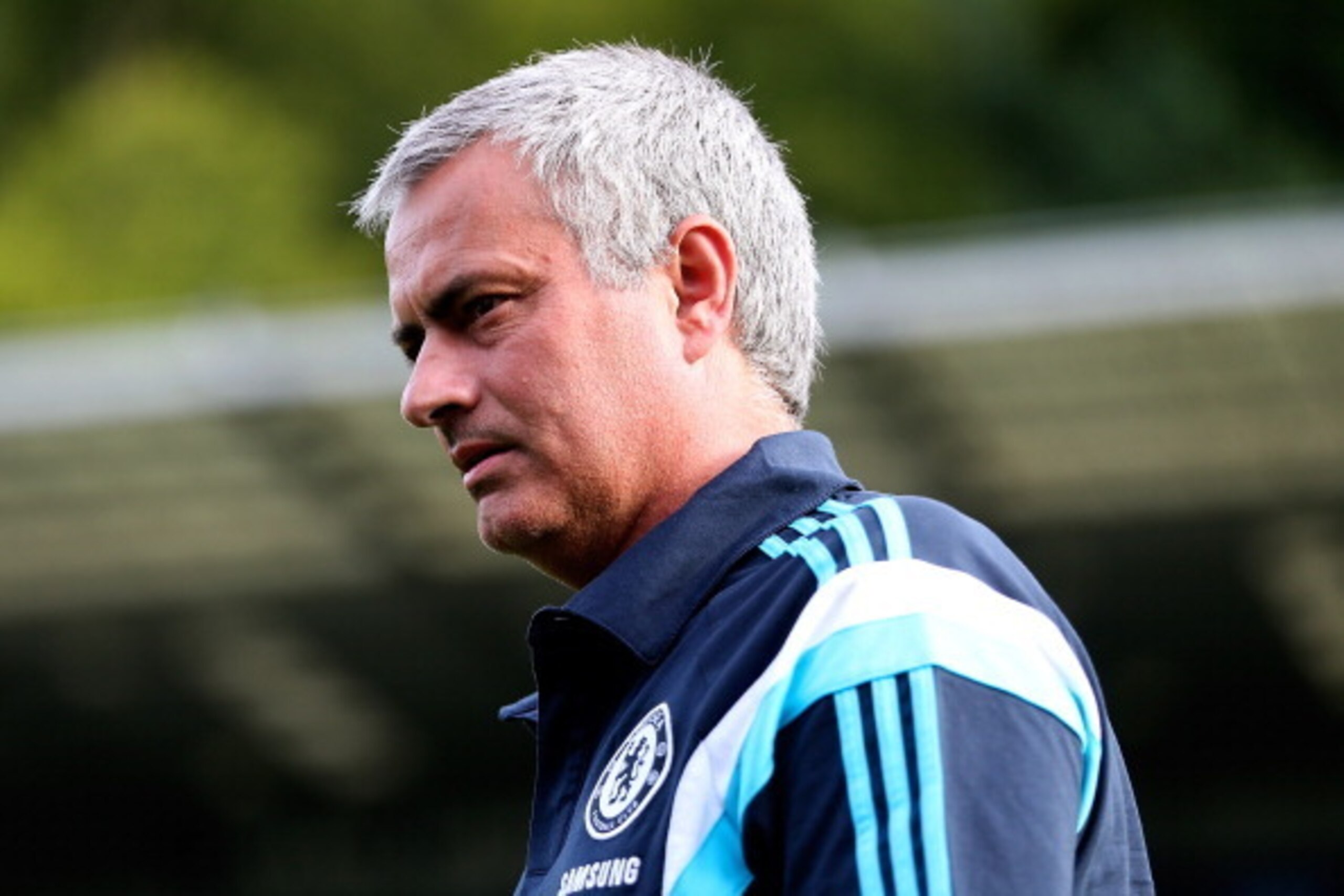 HIGH WYCOMBE, ENGLAND - JULY 16:  Chelsea manager Jose Mourinho looks on ahead of the pre season friendly match between Wycombe Wanderers and Chelsea at Adams Park on July 16, 2014 in High Wycombe, England.  (Photo by Ben Hoskins/Getty Images)