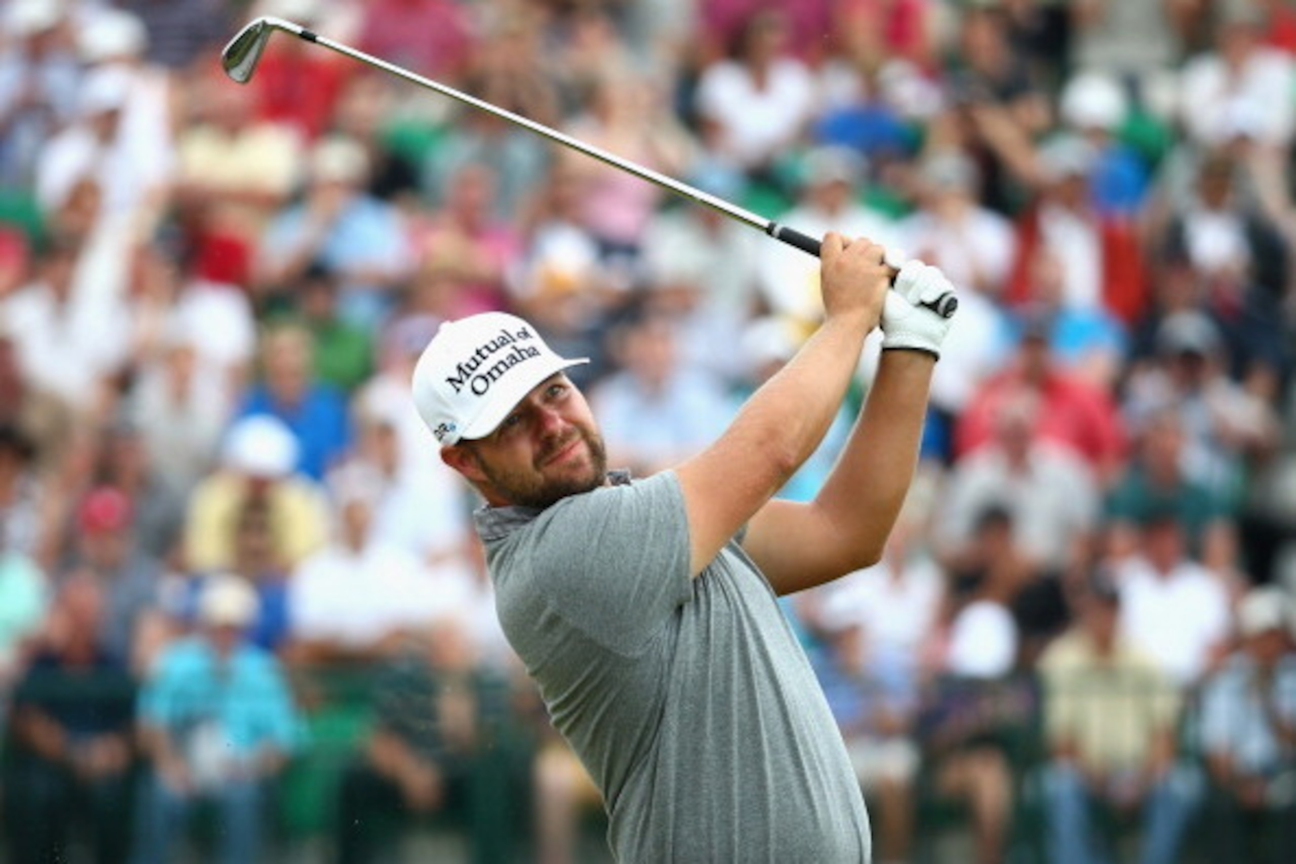 HOYLAKE, ENGLAND - JULY 18:  Ryan Moore of the United States hits his tee shot on the fourth hole during the second round of The 143rd Open Championship at Royal Liverpool on July 18, 2014 in Hoylake, England.  (Photo by Matthew Lewis/Getty Images)