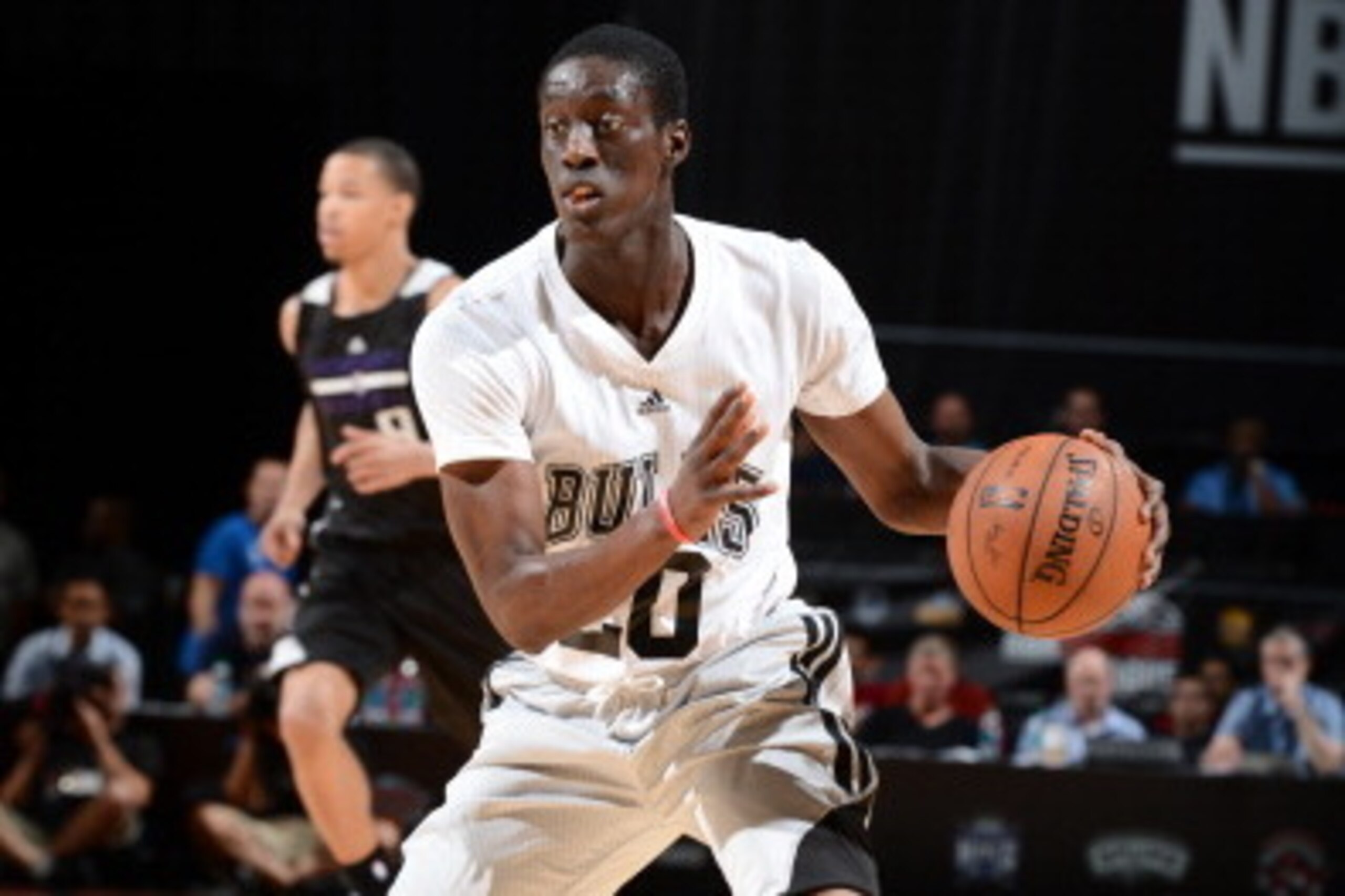 LAS VEGAS, NV - JULY 19: Tony Snell #20 of the Chicago Bulls dribbles the ball against the Sacramento Kings during the Samsung NBA Summer League 2014 on July 19, 2014 at the Cox Pavilion in Las Vegas, Nevada. NOTE TO USER: User expressly acknowledges and 