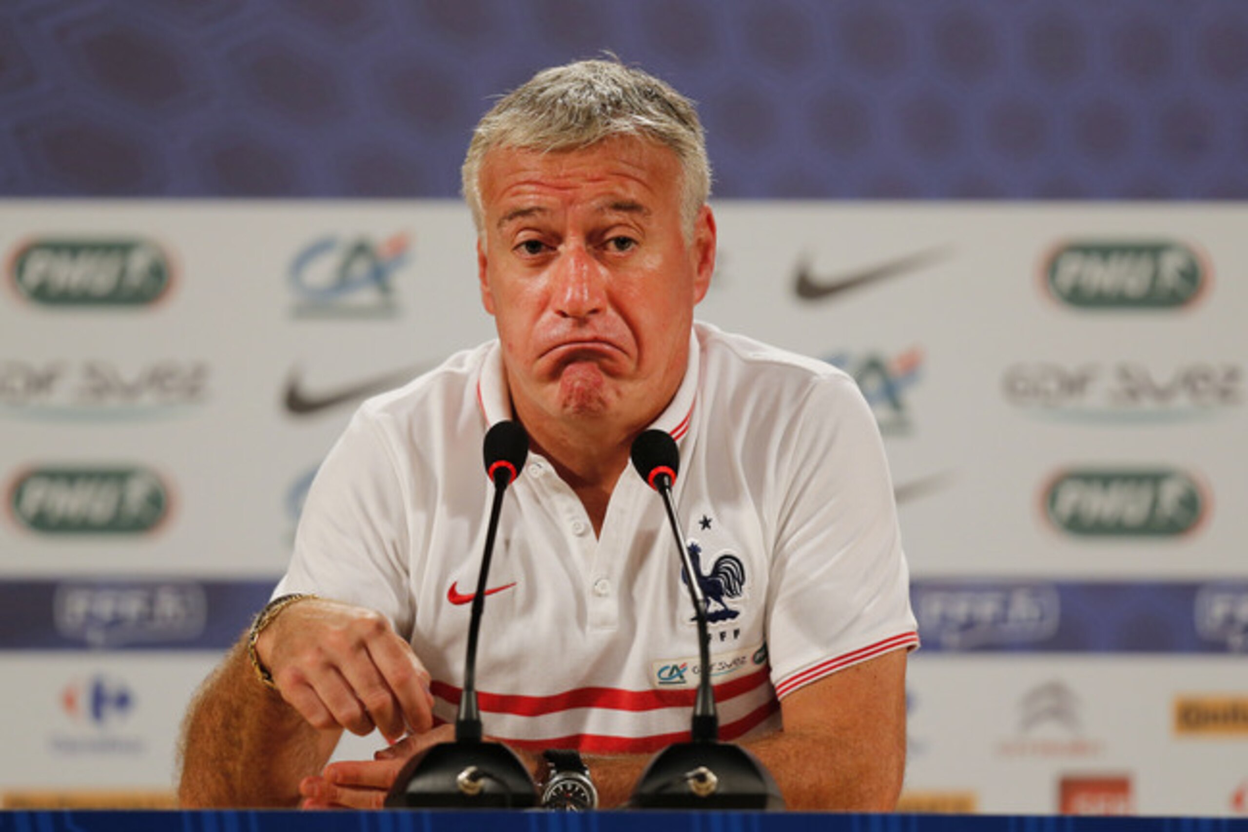 Didier Deschamps was quite modest about France's potential.