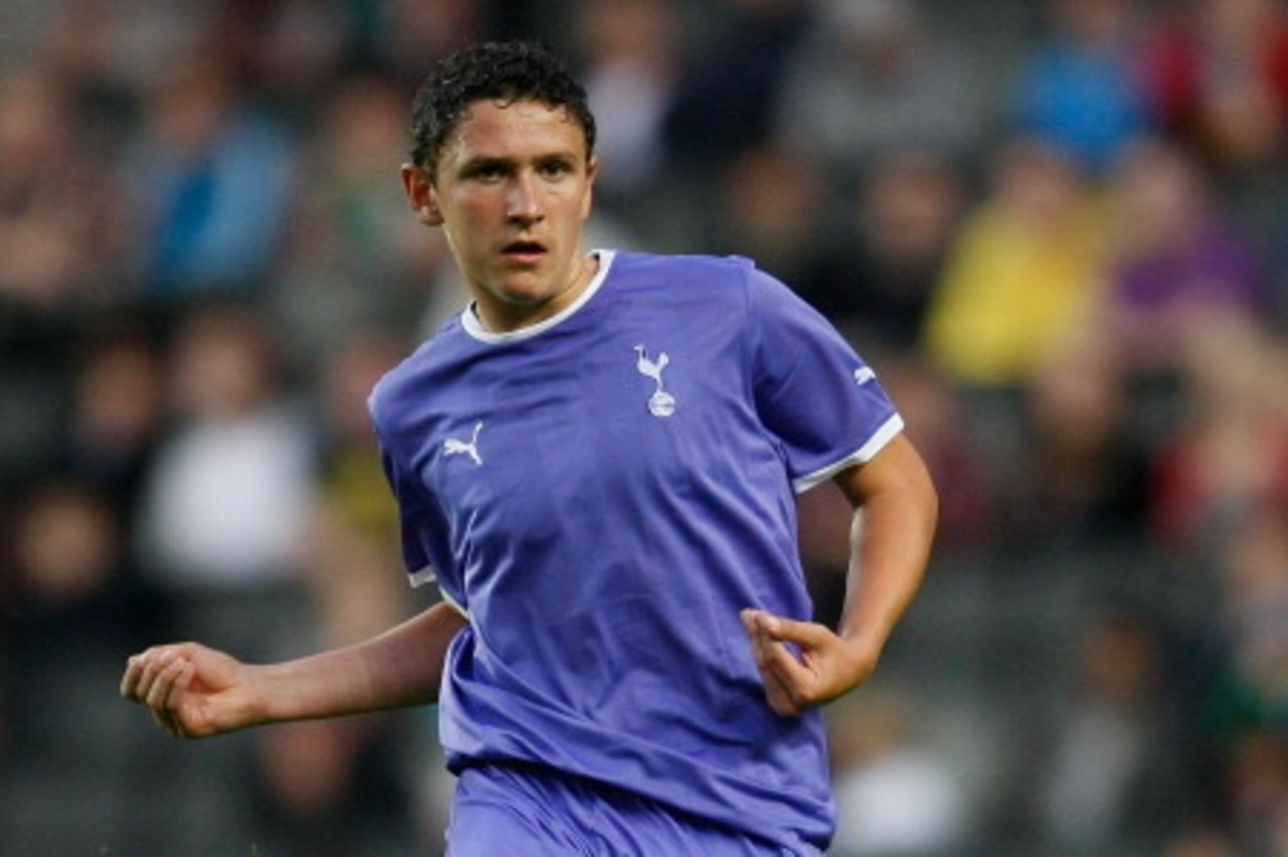MILTON KEYNES, ENGLAND - JULY 26: Milos Veljkovic of Tottenham Hotspur in action during the Pre Season Friendly match between Mk Dons and Tottenham Hotspur at Stadium MK on July 26, 2011 in Milton Keynes, England. (Photo by Tom Dulat/Getty Images)