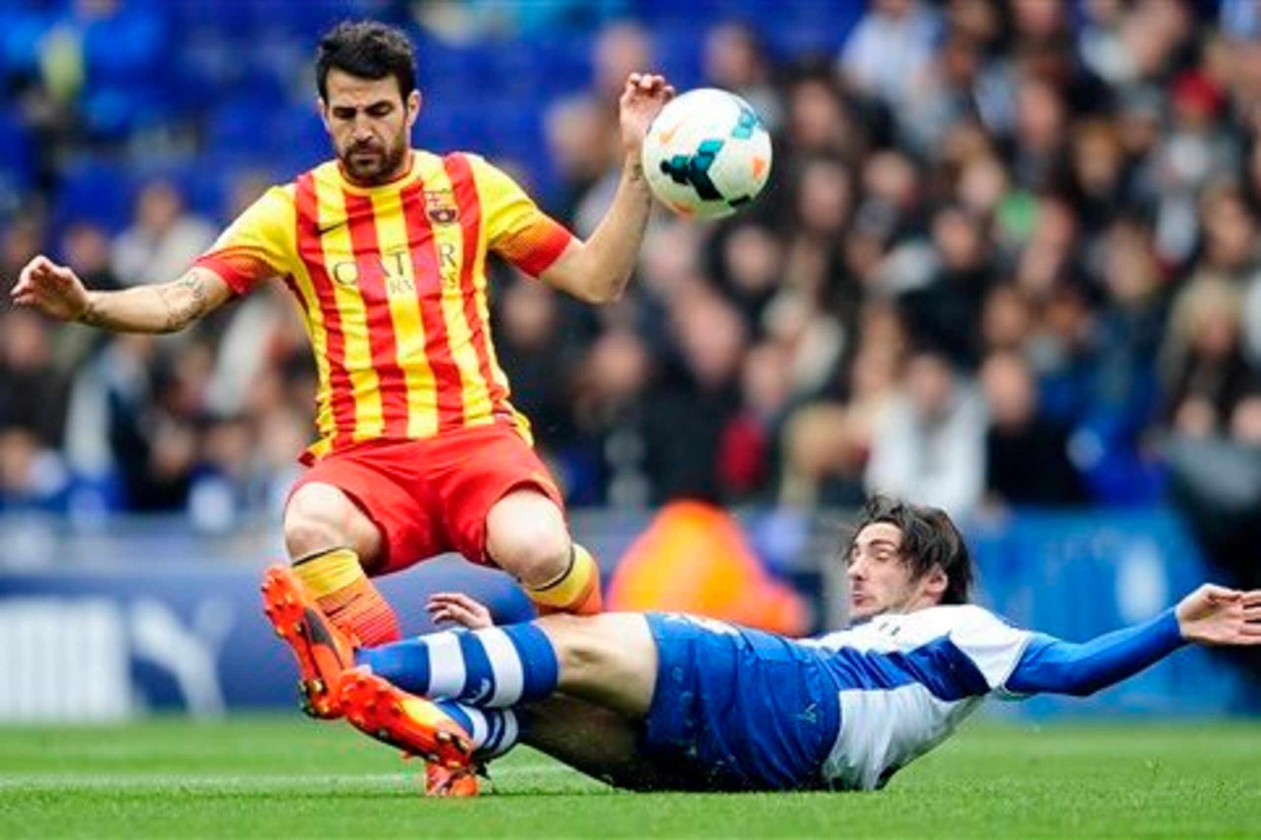 Cesc Fabregas, left, has Premier League experience and will give Chelsea an extra element of creativity.