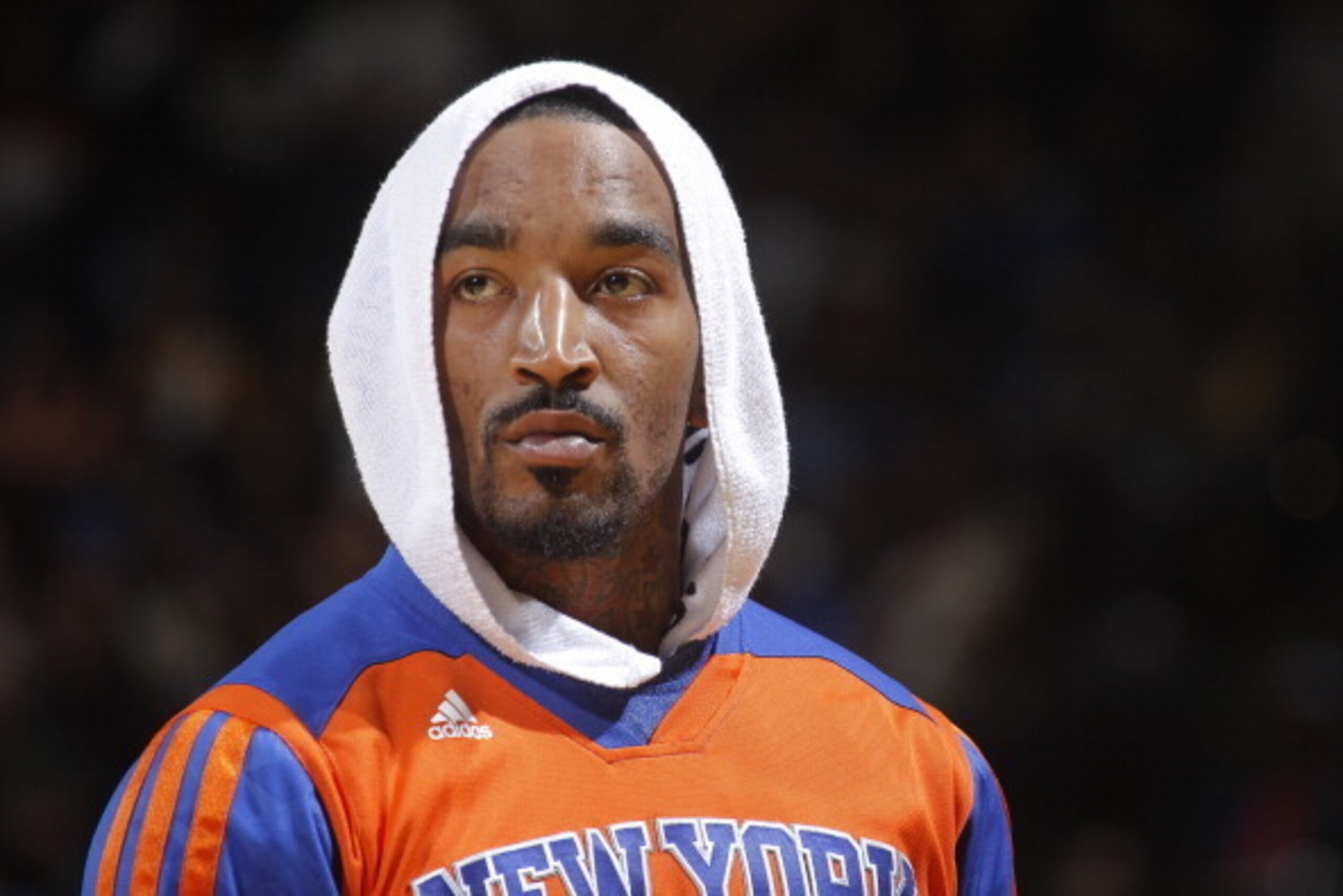 OAKLAND, CA - MARCH 30: J.R. Smith #8 of the New York Knicks in a game against the Golden State Warriors on March 30, 2014 at Oracle Arena in Oakland, California. NOTE TO USER: User expressly acknowledges and agrees that, by downloading and or using this 