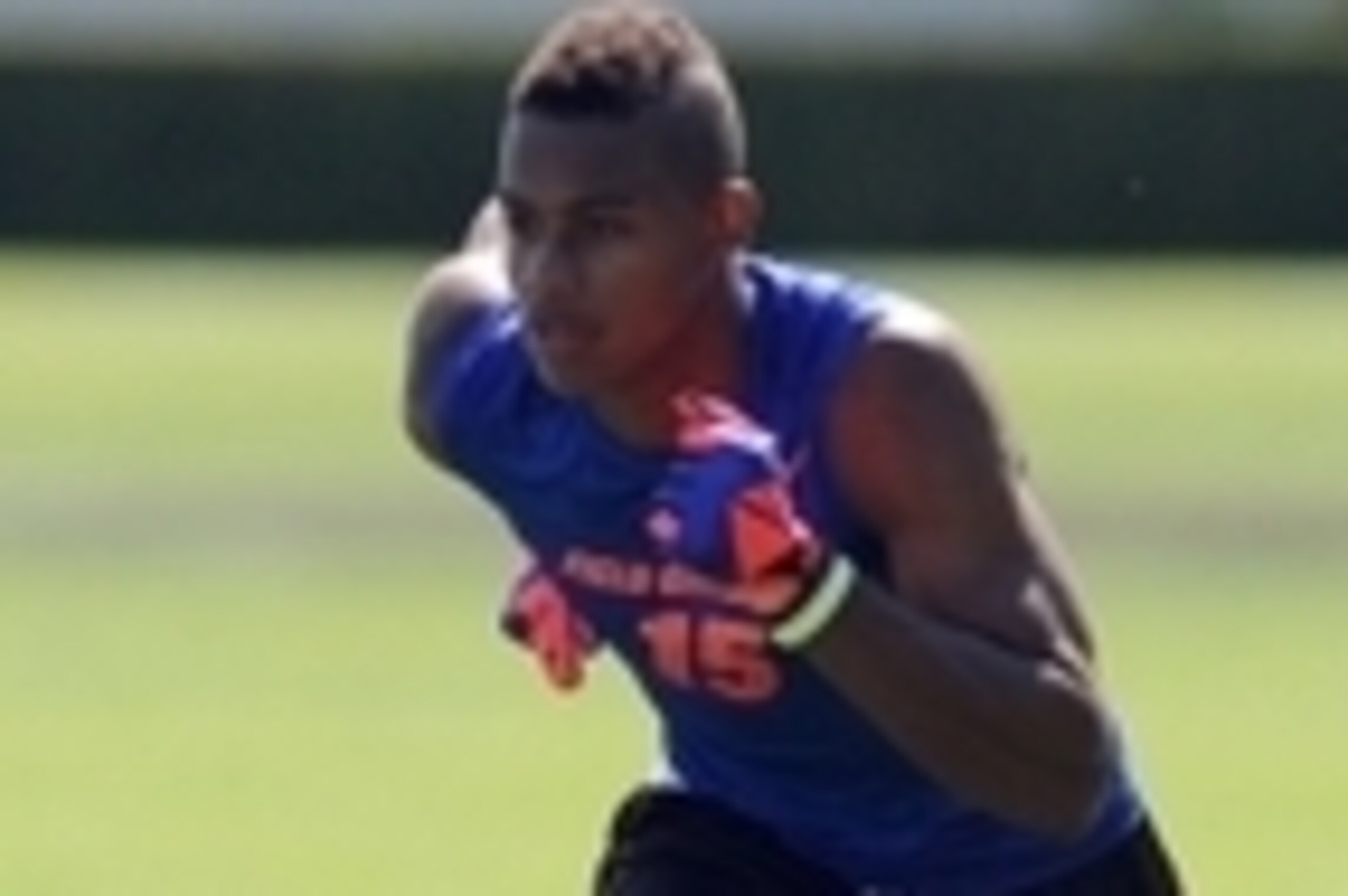 Jul 2, 2013; Beaverton, OR, USA; Wide receiver Malachi Dupre (15) runs a pass route during the Nike 7on7 pool play at Nike World Headquarters in Beaverton, Oregon on Tuesday July, 2, 2013. Mandatory Credit: Steve Dykes-USA TODAY Sports