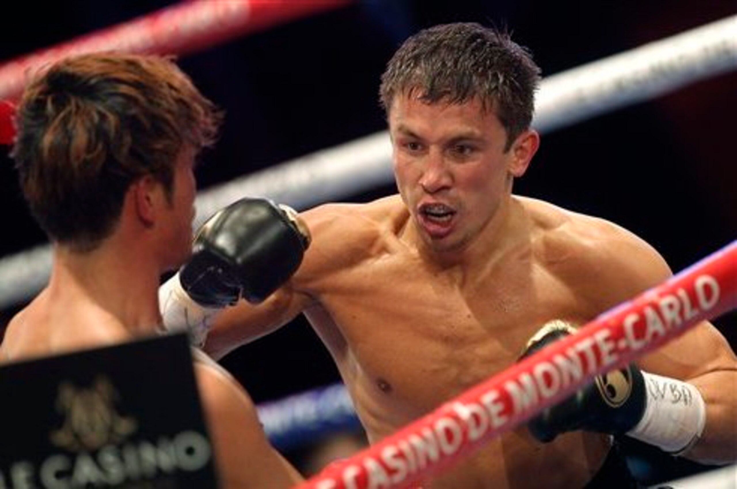 Golovkin fights fierce in the ring.