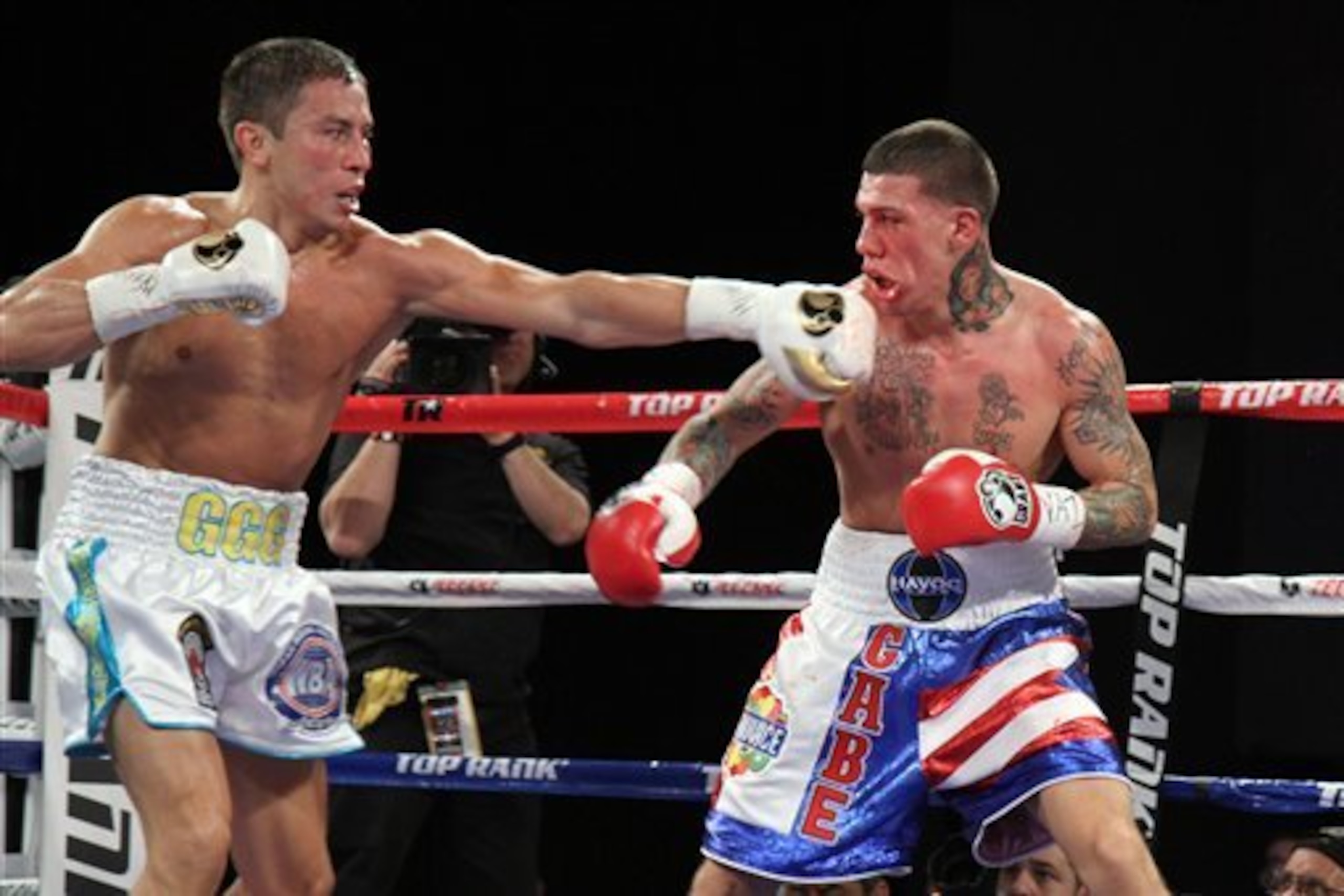 Golovkin was too big and too strong for Rosado.