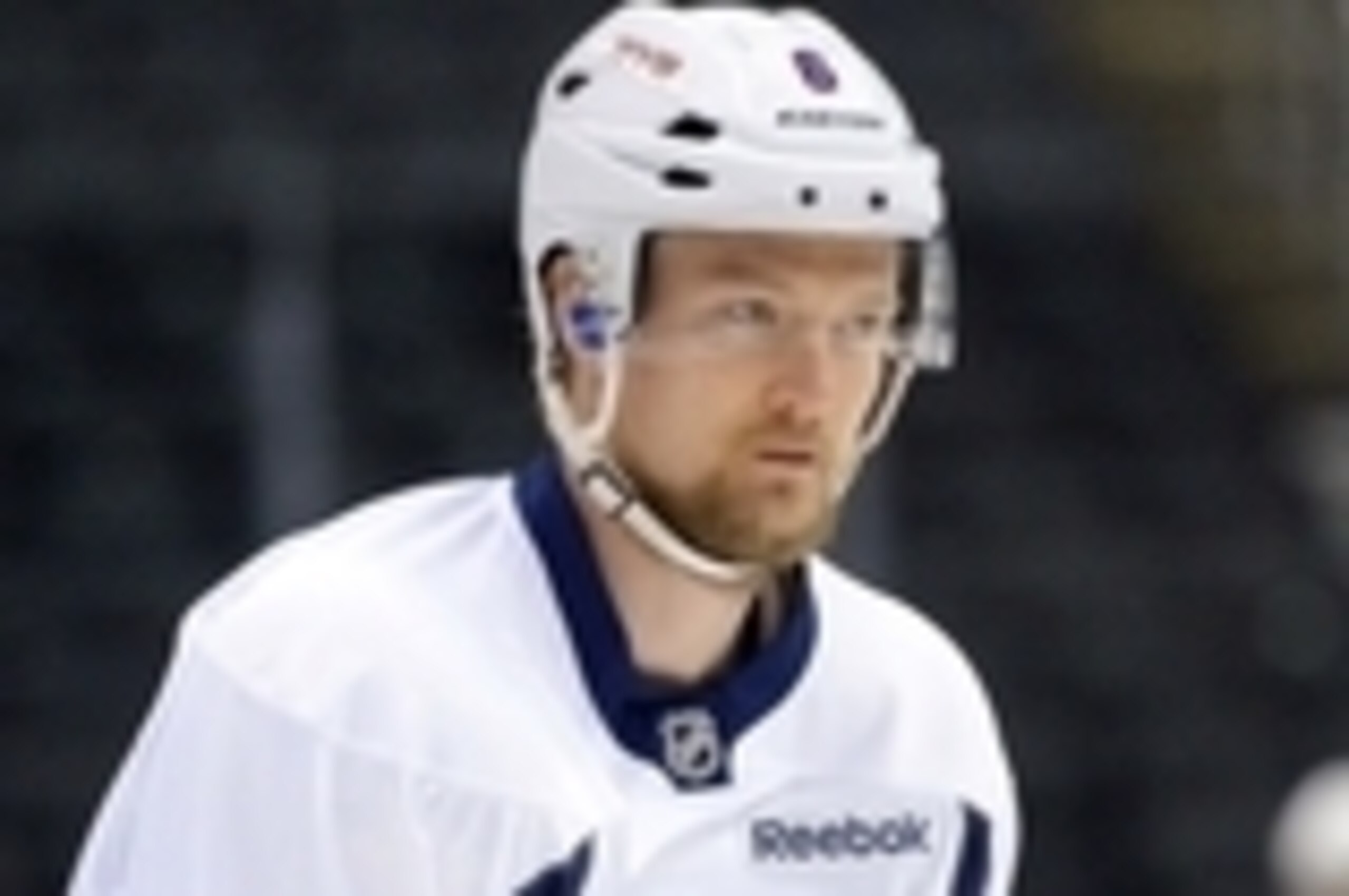 Jun 3, 2014; Los Angeles, CA, USA; New York Rangers defenseman Anton Stralman (6) during practice the day before game one of the 2014 Stanley Cup Final against the Los Angeles Kings at Staples Center. Mandatory Credit: Kirby Lee-USA TODAY Sports