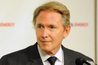 PITTSBURGH, PA - JUNE 25:  Pittsburgh Penguins Head Coach Mike Johnston talks during his introductory press conference on June 25, 2014 at Consol Energy Center in Pittsburgh, Pennsylvania.  (Photo by Joe Sargent/NHLI via Getty Images)