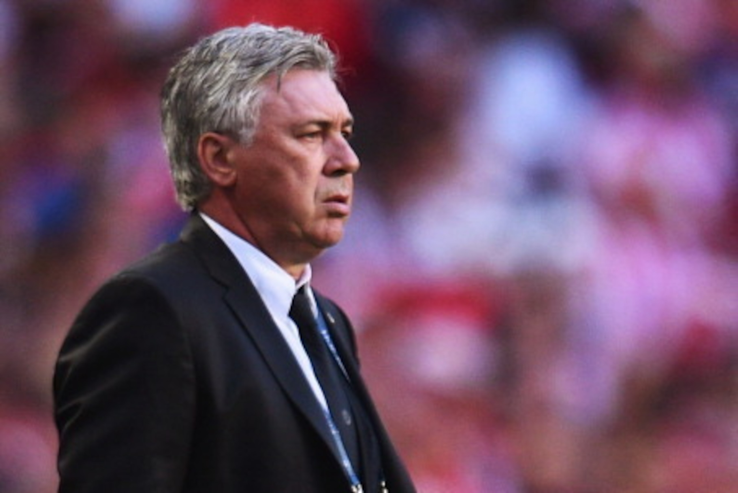 LISBON, PORTUGAL - MAY 24:  Carlo Ancelotti manager of Real Madrid gestures during the UEFA Champions League Final between Real Madrid and Atletico de Madrid at Estadio da Luz on May 24, 2014 in Lisbon, Portugal.  (Photo by Shaun Botterill/Getty Images)