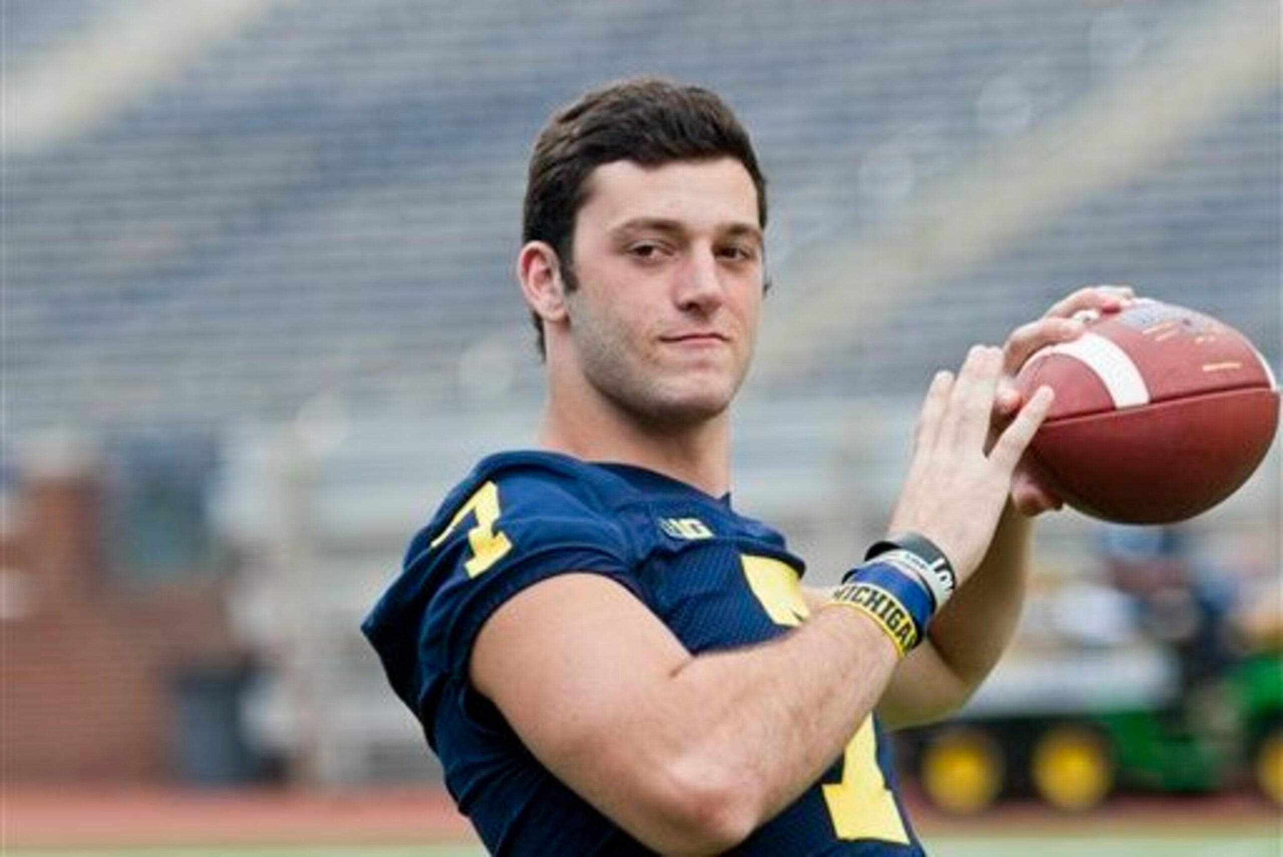 Shane Morris' left arm is believed to be golden.