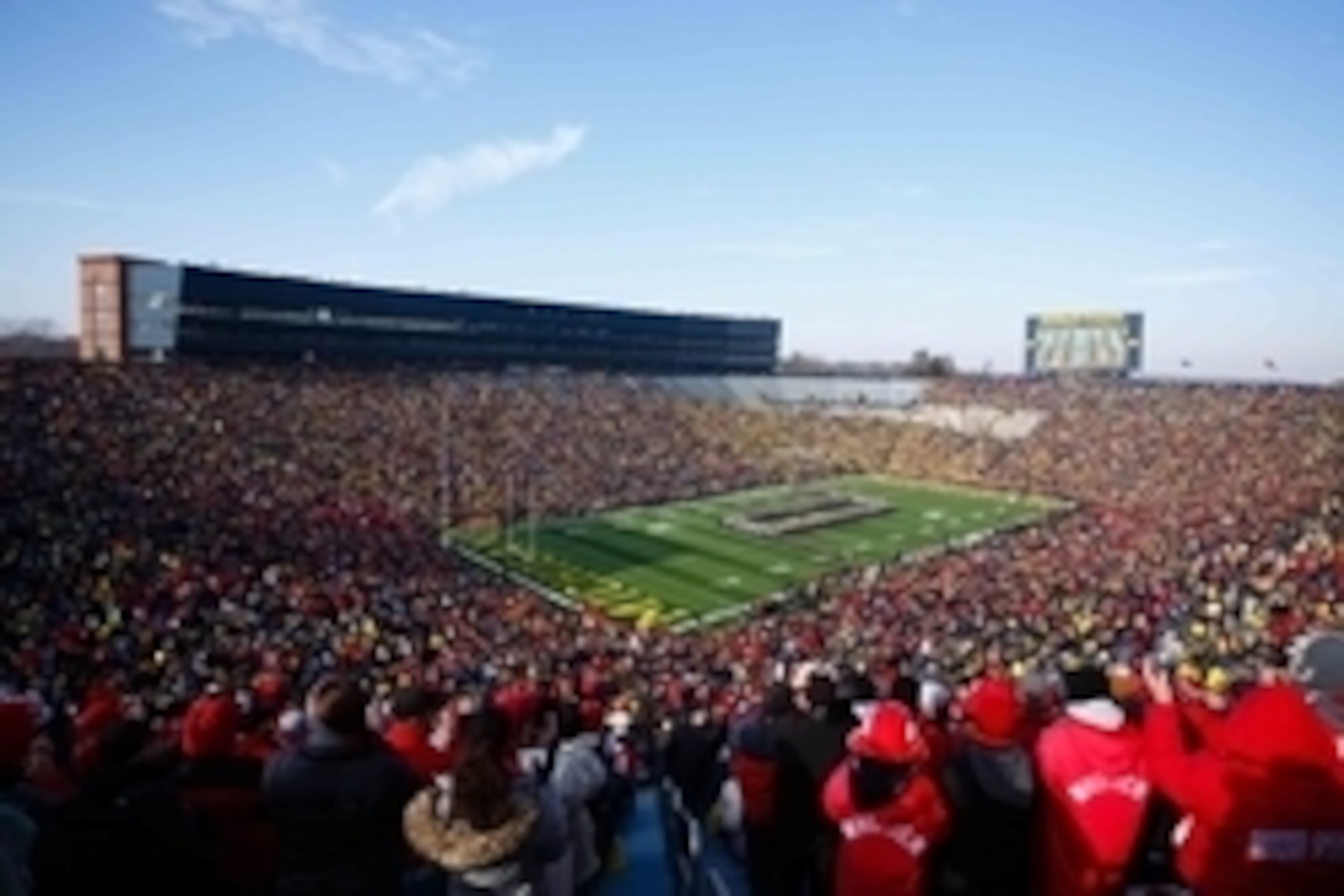 Nov 30, 2013; Ann Arbor, MI, USA; General view before the game between the Michigan Wolverines and the Ohio State Buckeyes at Michigan Stadium. Mandatory Credit: Rick Osentoski-USA TODAY Sports