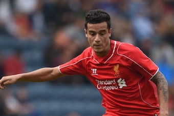 PRESTON, LANCASHIRE - JULY 19: Philippe Coutinho of Liverpool in action during the pre season friendly match between Preston North End and Liverpool at Deepdale on July 19, 2014 in Preston, Lancashire. (Photo by Michael Regan/Getty Images) PRESTON, LANCASHIRE - JULY 19: Philippe Coutinho of Liverpool in action during the pre season friendly match between Preston North End and Liverpool at Deepdale on July 19, 2014 in Preston, Lancashire. (Photo by Michael Regan/Getty Images)