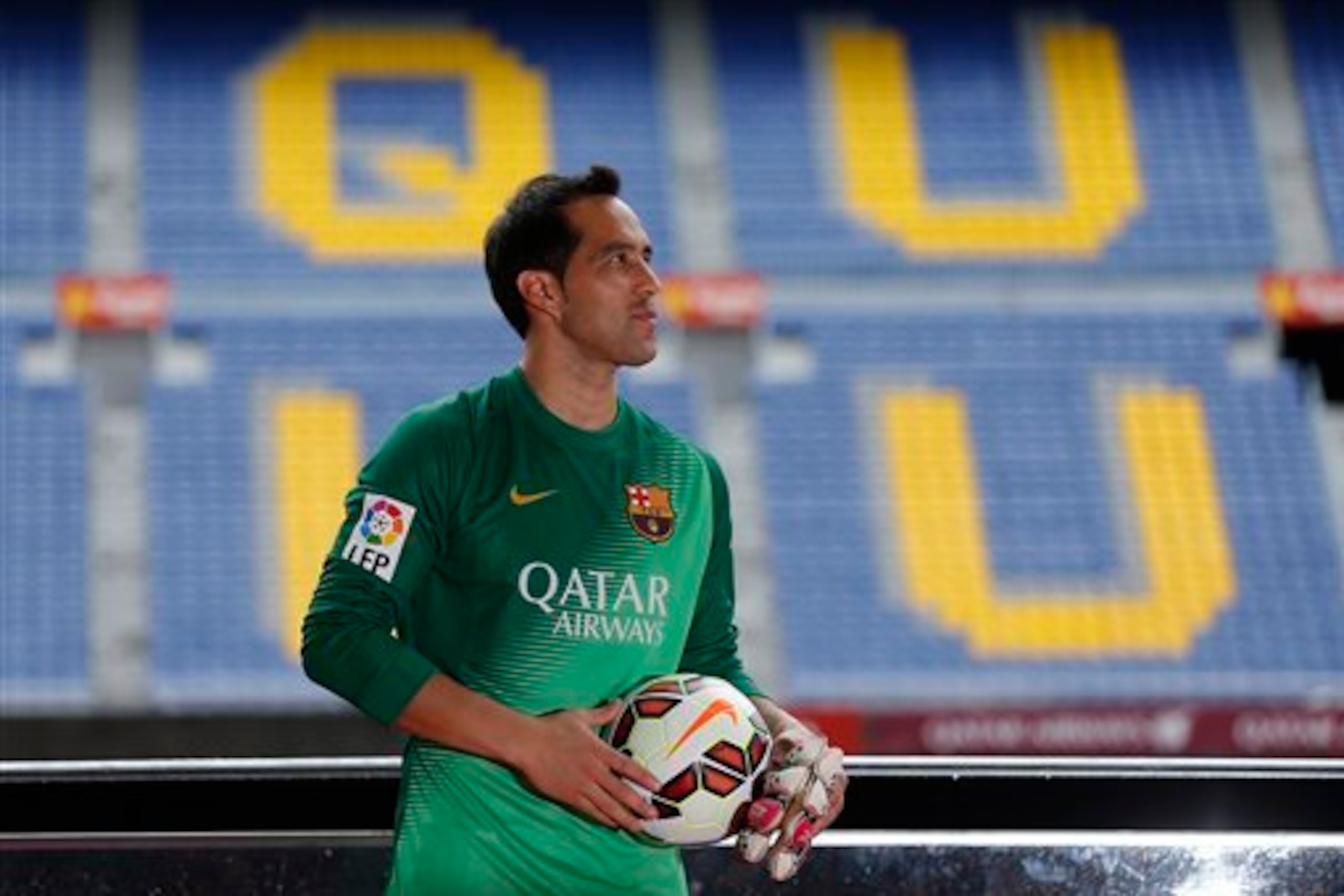 Claudio Bravo will likely play for 45 minutes, with Marc-Andre ter Stegen playing the second.