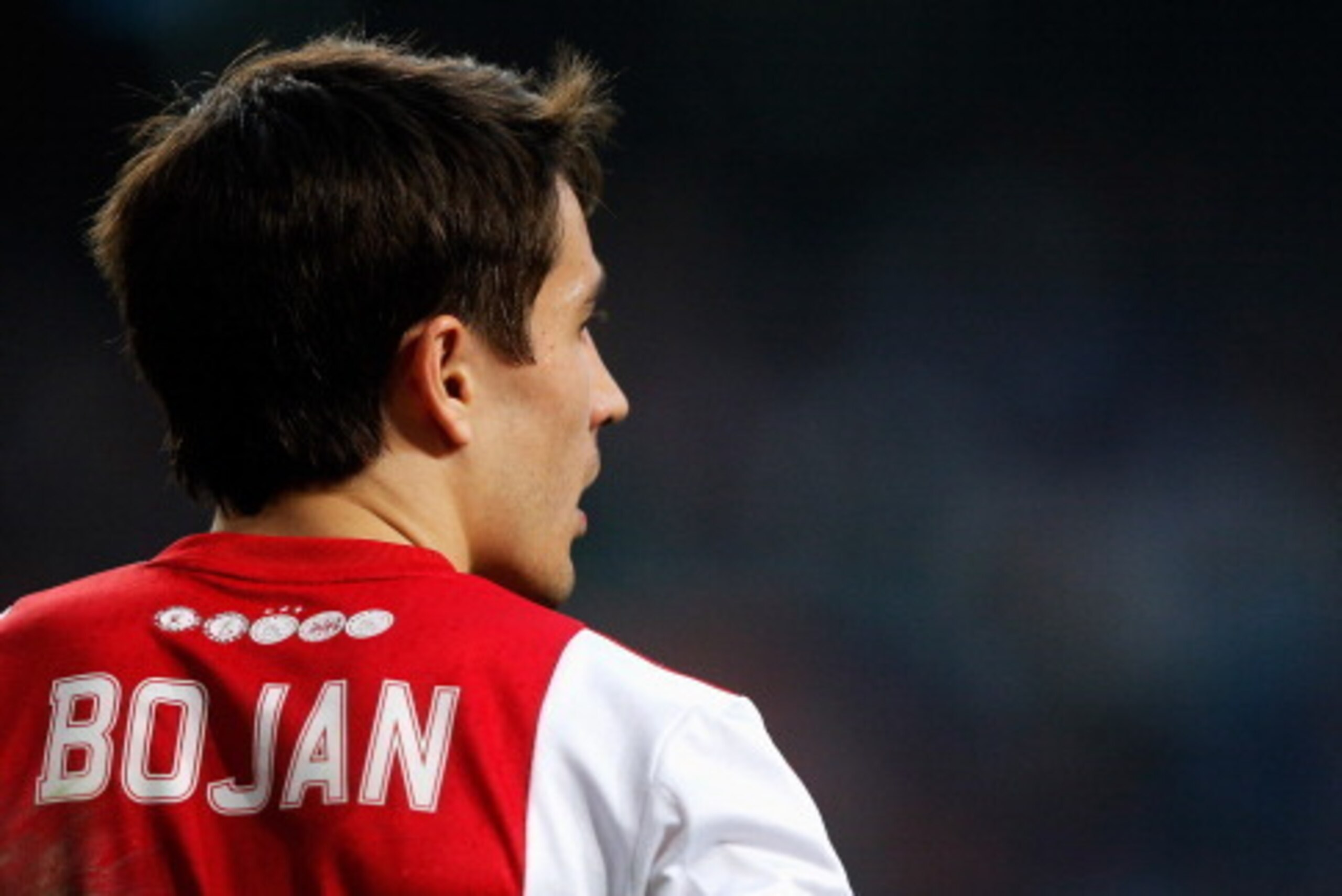 AMSTERDAM, NETHERLANDS - MARCH 09:  Bojan Krkic of Ajax in action during the Eredivisie match between Ajax Amsterdam and SC Cambuur Leeuwarden at Amsterdam Arena on March 9, 2014 in Amsterdam, Netherlands.  (Photo by Dean Mouhtaropoulos/Getty Images)