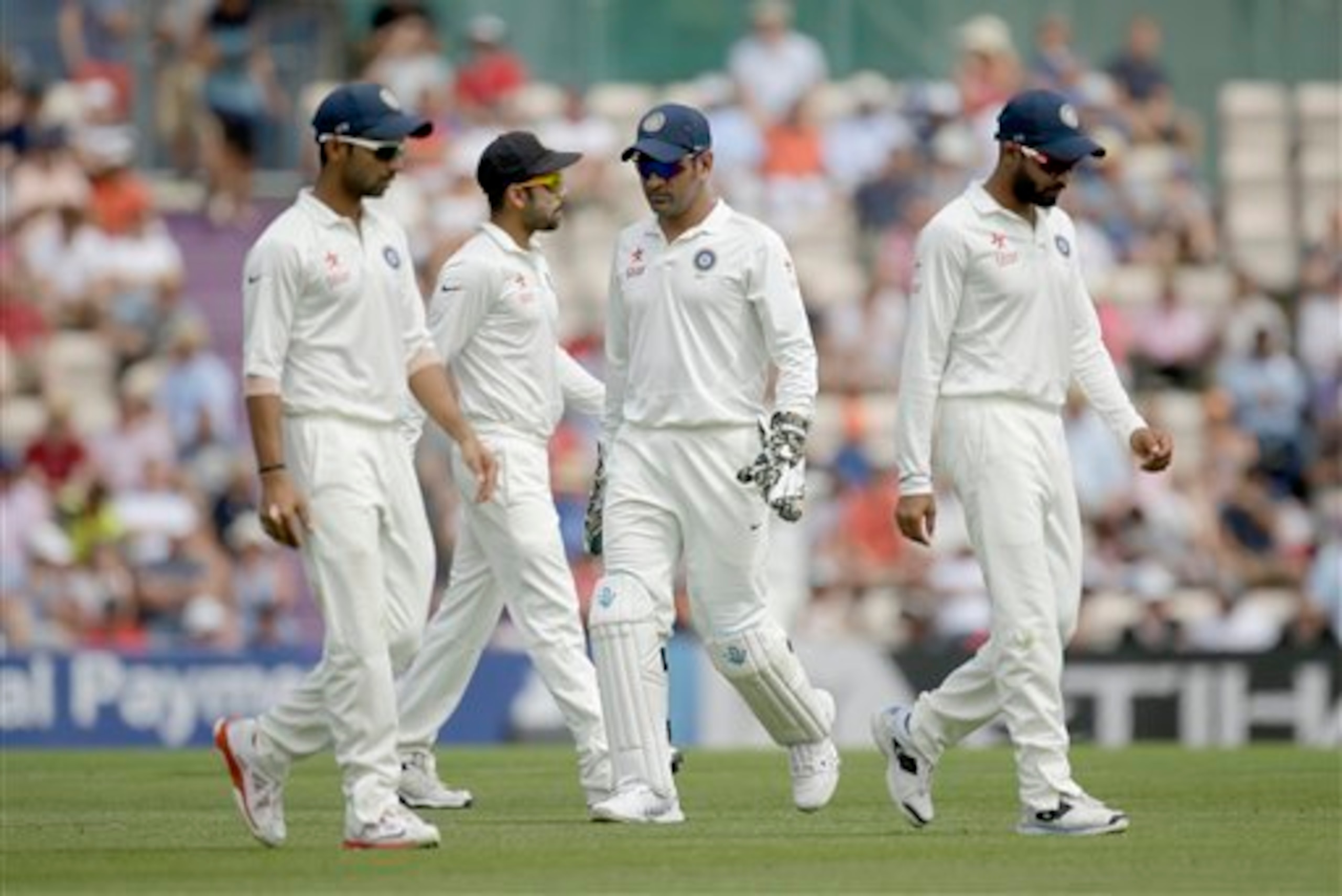The Indians cut a dispirited note for a majority of the day.