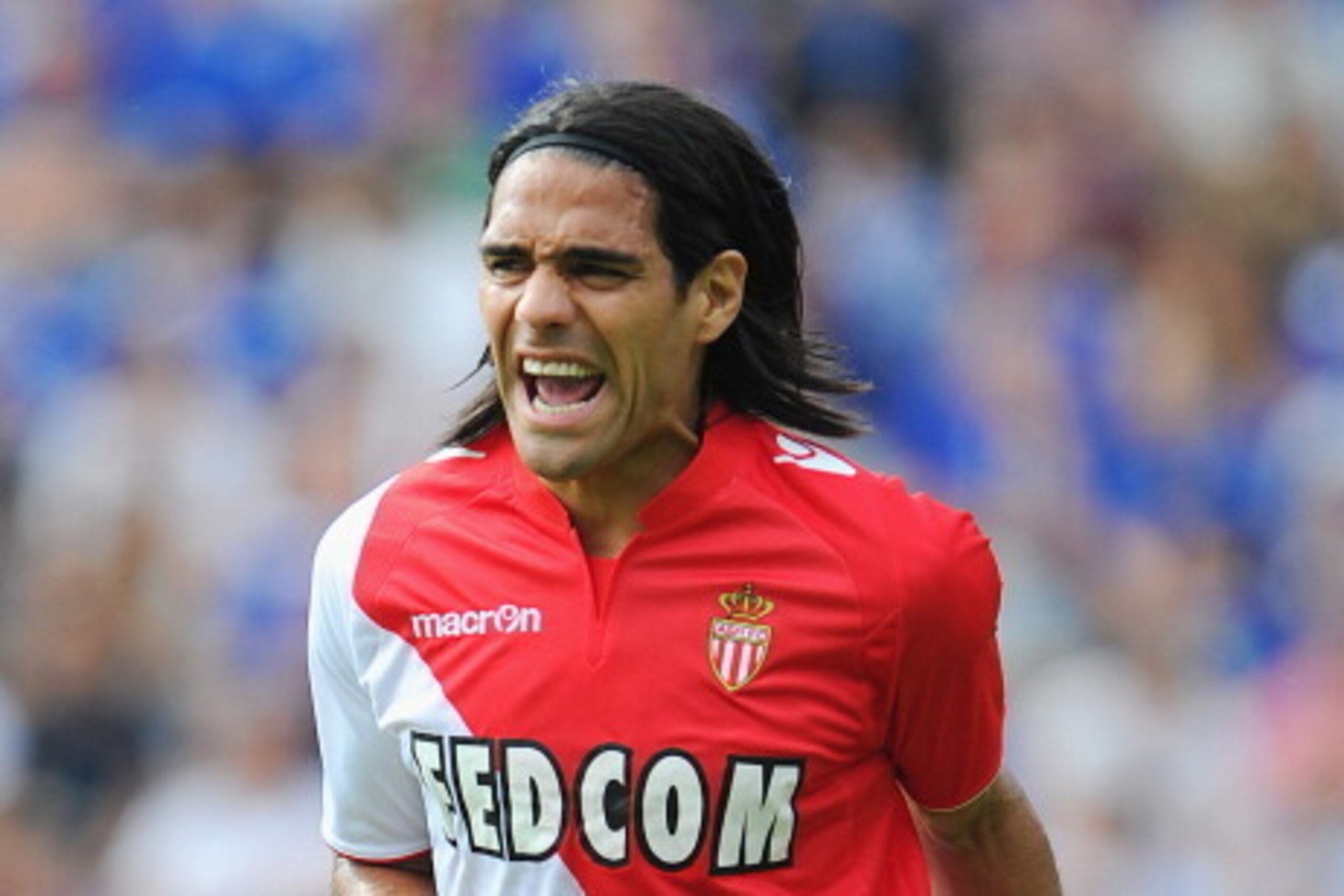 LEICESTER, ENGLAND - JULY 27:  Radamel Falcao of Monaco gestures during the the pre season friendly match between Leicester City and Monaco at The King Power Stadium on July 27, 2013 in Leicester, England.  (Photo by Michael Regan/Getty Images)