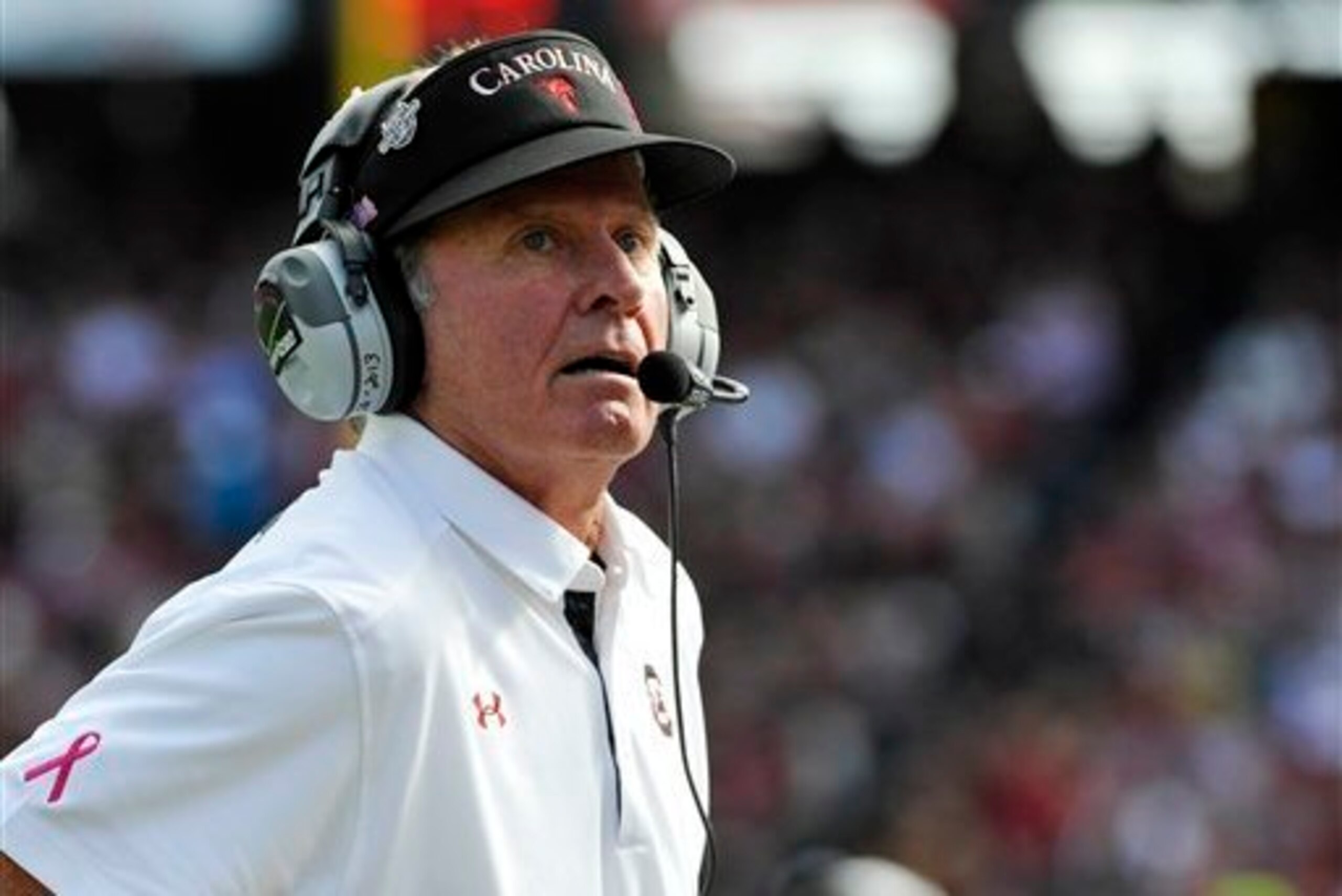 South Carolina head coach Steve Spurrier South Carolina head coach Steve Spurrier