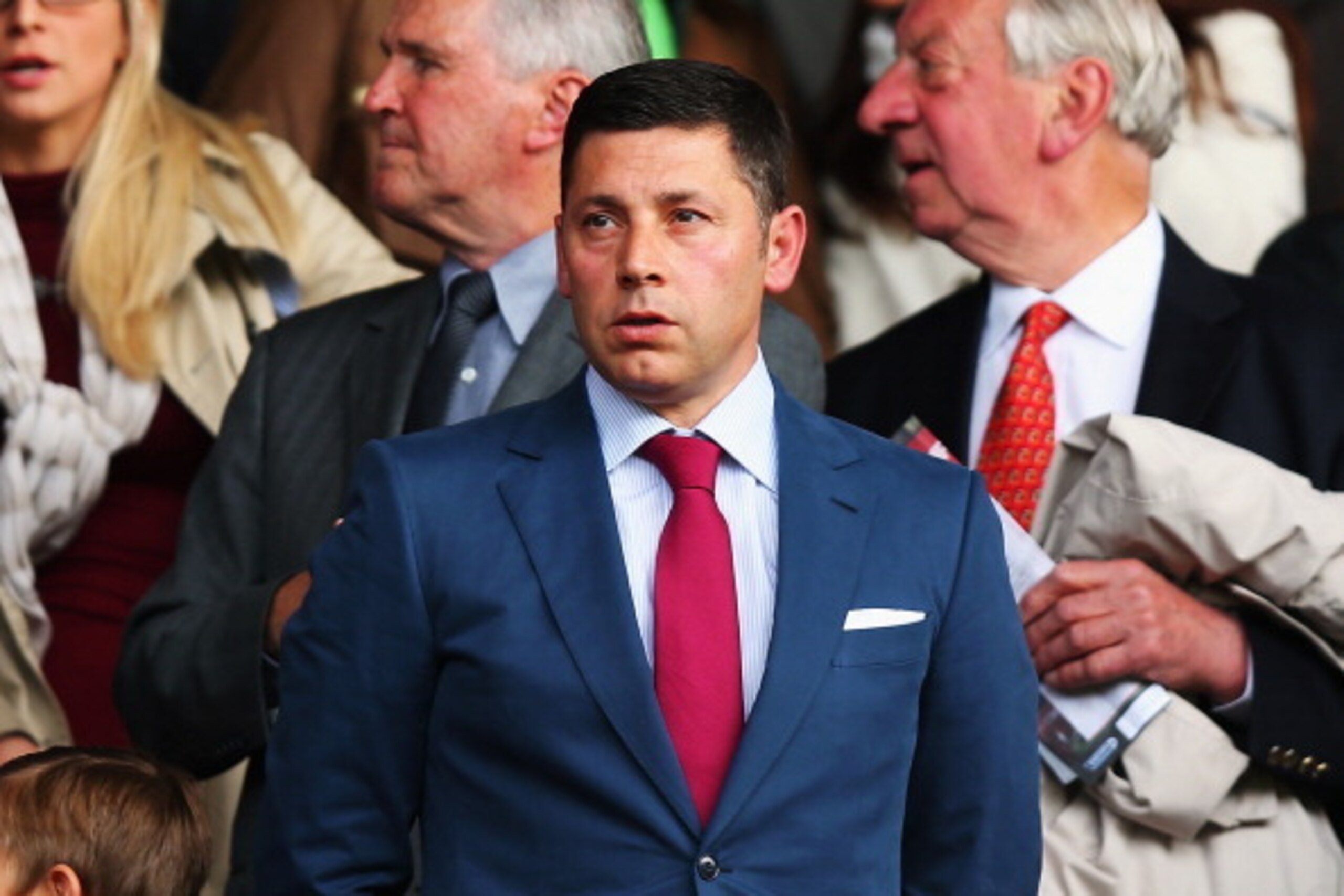 SOUTHAMPTON, ENGLAND - MAY 19:  Southampton's Executive Chairman Nicola Cortese attends the Barclays Premier League match between Southampton and Stoke City at St Mary's Stadium on May 19, 2013 in Southampton, England.  (Photo by Bryn Lennon/Getty Images)