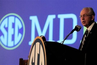 Mike Slive at SEC Media Days