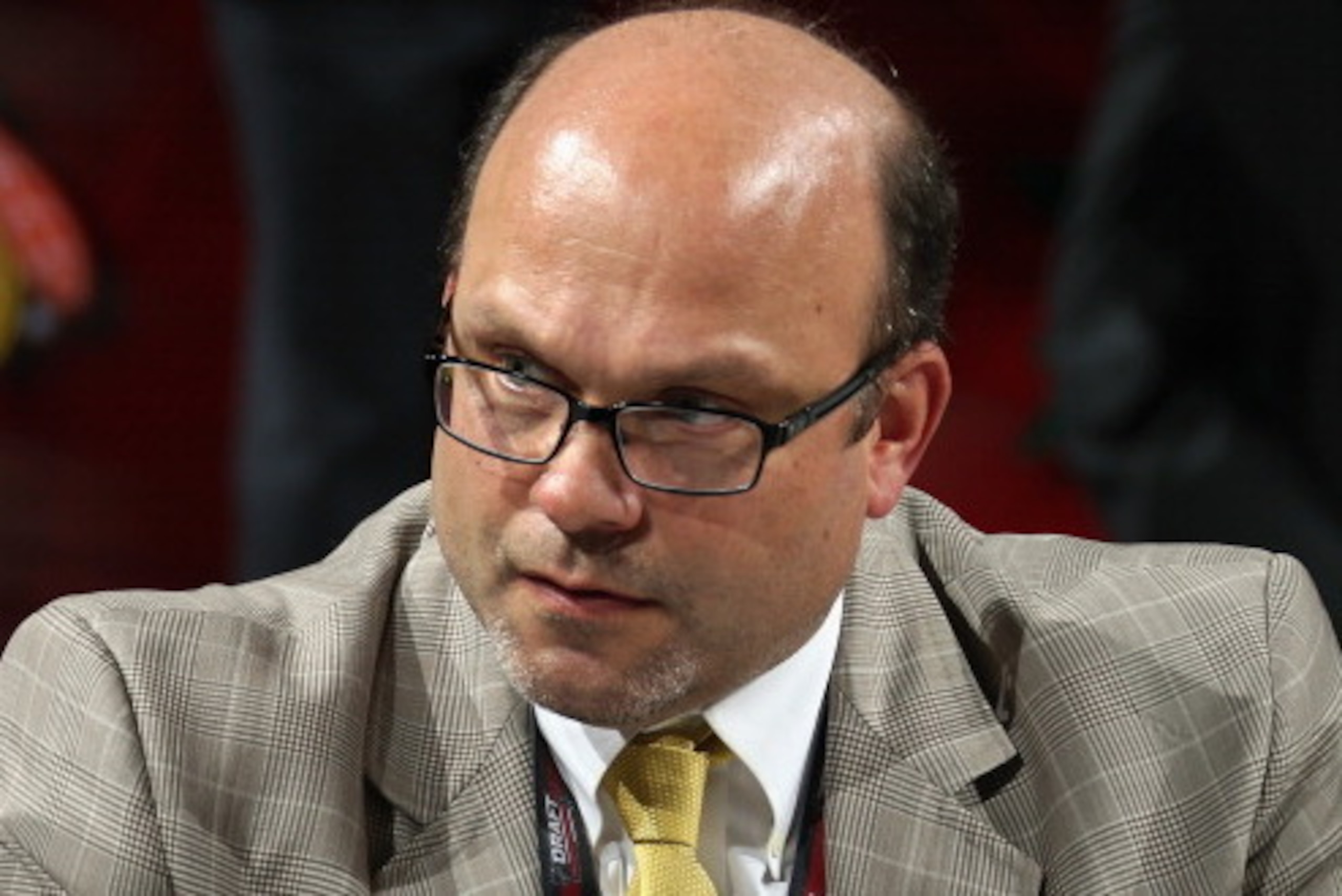 NEWARK, NJ - JUNE 30:  General manager Peter Chiarelli of the Boston Bruins attends the 2013 NHL Draft at Prudential Center on June 30, 2013 in Newark, New Jersey.  (Photo by Dave Sandford/NHLI via Getty Images)