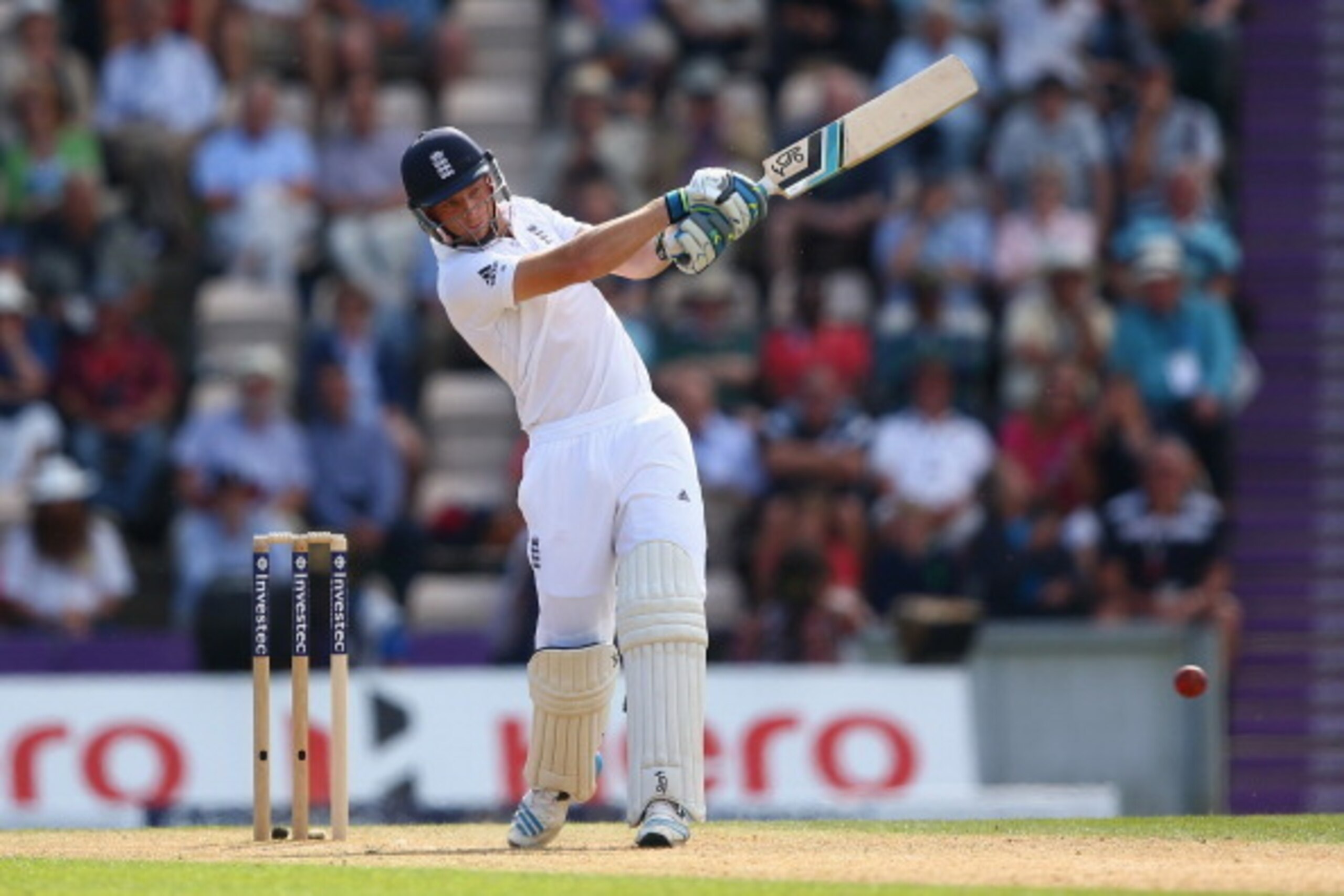 SOUTHAMPTON, ENGLAND - JULY 28: Jos Buttler of England hits to the onside during day two of the 3rd Investec Test match between England and India at the Ageas Bowl on July 28, 2014 in Southampton, England. (Photo by Michael Steele/Getty Images) SOUTHAMPTON, ENGLAND - JULY 28: Jos Buttler of England hits to the onside during day two of the 3rd Investec Test match between England and India at the Ageas Bowl on July 28, 2014 in Southampton, England. (Photo by Michael Steele/Getty Images)