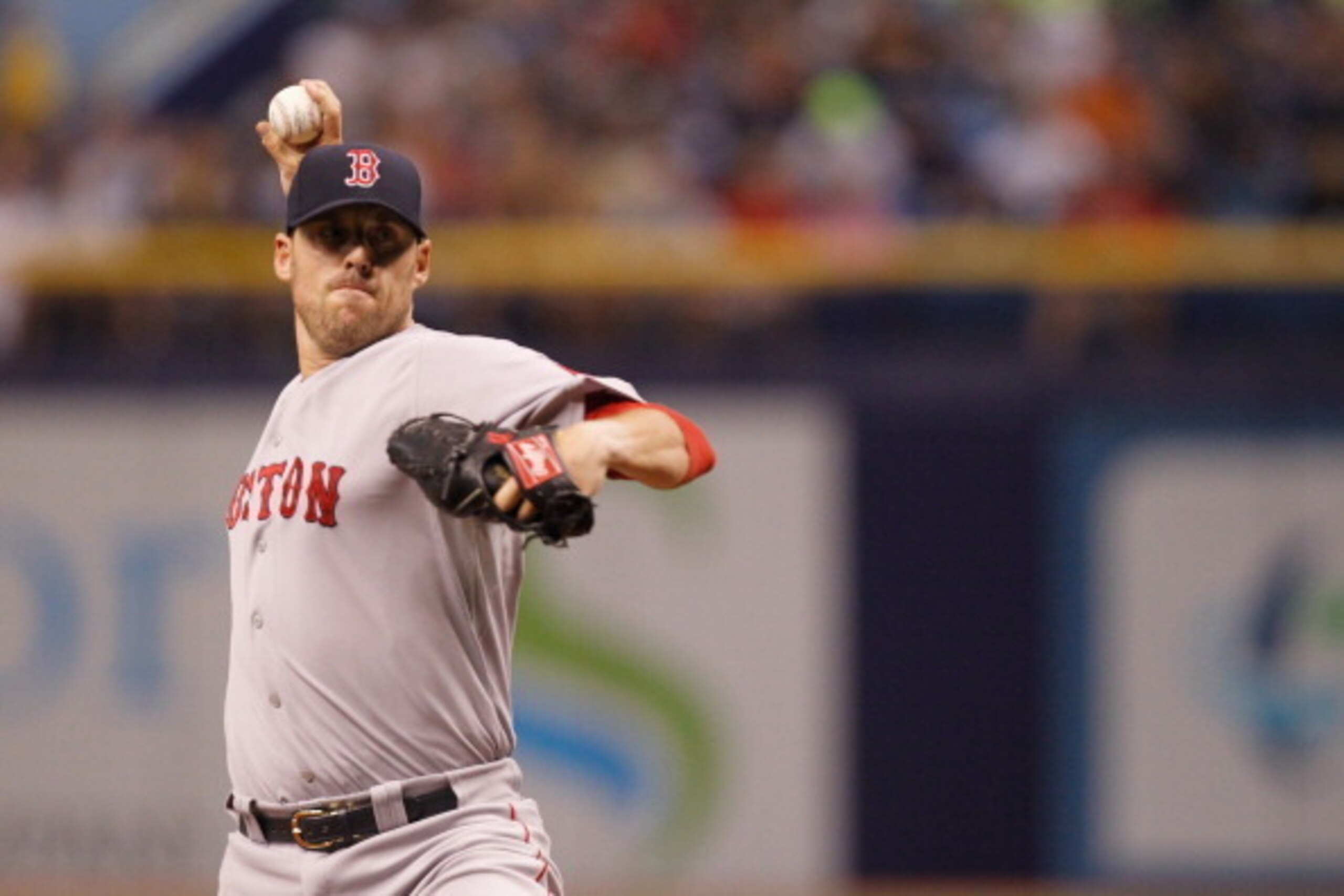 ST PETERSBURG, FL - JULY 26: John Lackey #41 of the Boston Red Sox pitches during the first inning against the Tampa Bay Rays at Tropicana Field on July 26, 2014 in St Petersburg, Florida. (Photo by Scott Iskowitz/Getty Images) ST PETERSBURG, FL - JULY 26: John Lackey #41 of the Boston Red Sox pitches during the first inning against the Tampa Bay Rays at Tropicana Field on July 26, 2014 in St Petersburg, Florida. (Photo by Scott Iskowitz/Getty Images)