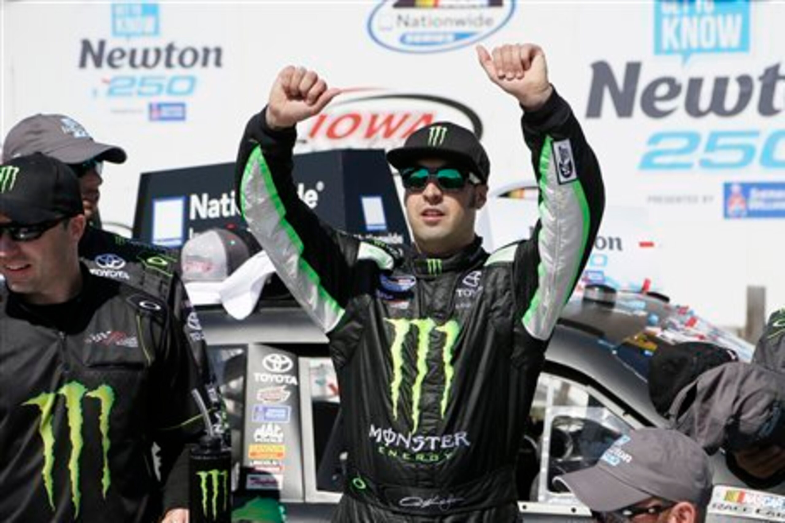 Sam Hornish Jr. wins the NNS race at Iowa Speedway in May Sam Hornish Jr. wins the NNS race at Iowa Speedway in May
