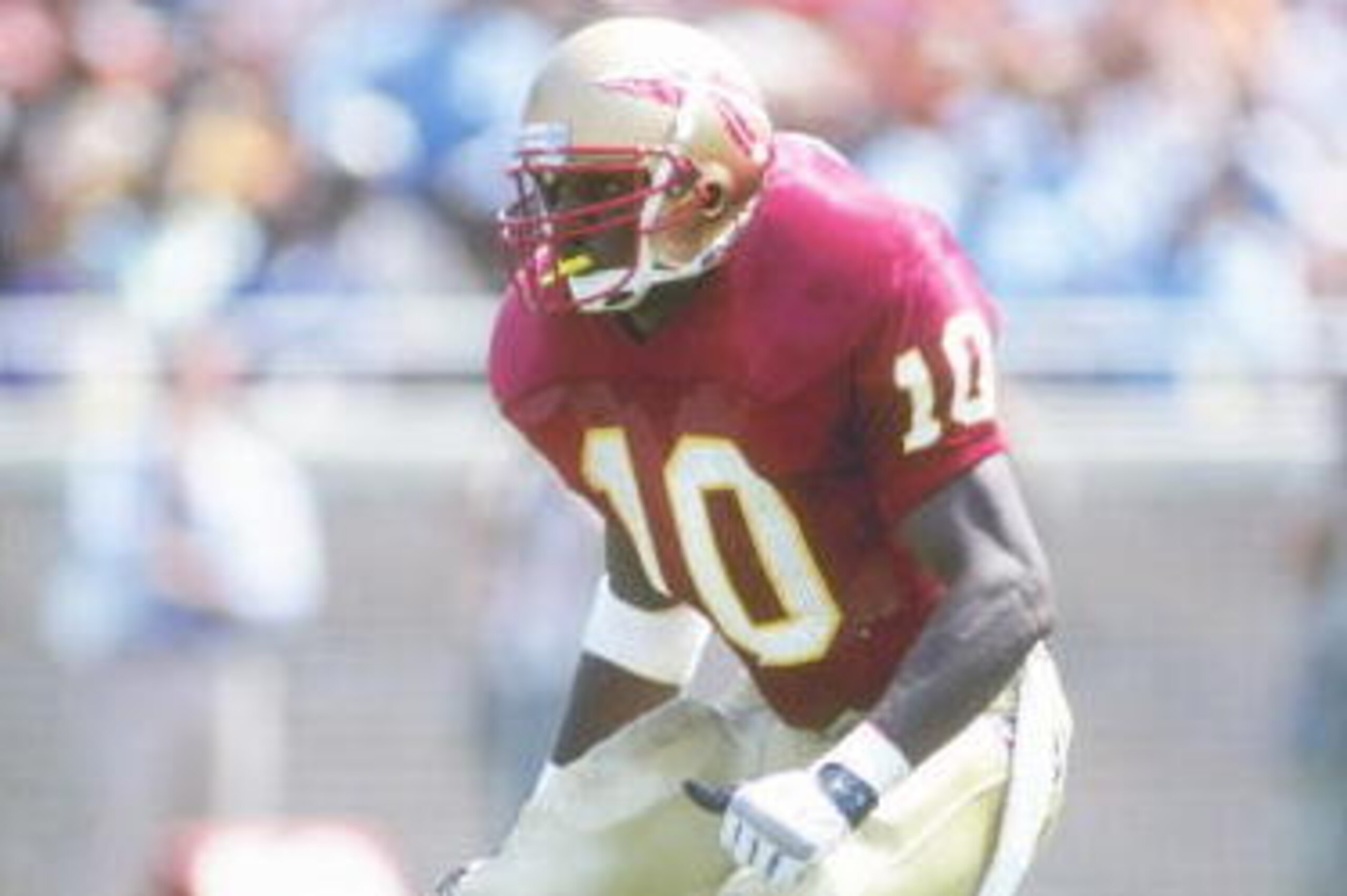 3 Sep 1994:  Derrick Brooks of the Florida State Seminoles covers a member of the Clemson Tigers during a game at the Doak S. Campbell Stadium in Tallahassee, Florida. Mandatory Credit: Scott Halleran  /Allsport