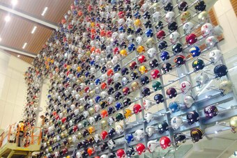 The Wall of Helmets
