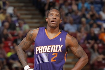 SACRAMENTO, CA - APRIL 16: Eric Bledsoe #2 of the Phoenix Suns in a game against the Sacramento Kings on April16, 2014 at Sleep Train Arena in Sacramento, California. NOTE TO USER: User expressly acknowledges and agrees that, by downloading and or using t