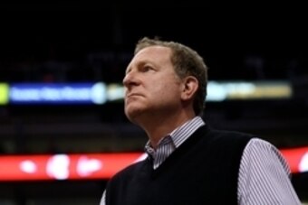 Jan. 24, 2013; Phoenix, AZ, USA: Phoenix Suns owner Robert Sarver in the second half against the Los Angeles Clippers at the US Airways Center. The Suns defeated the Clippers 93-88. Mandatory Credit: Mark J. Rebilas-USA TODAY Sports