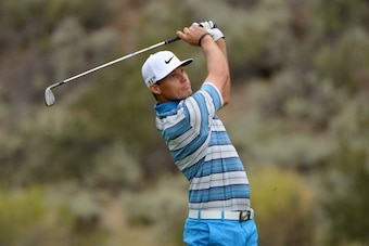RENO, NV - JULY 31:  Nick Watney makes an approach shot on the 17th hole during the first round of the Barracuda Championship at the Montreux Golf and Country Club on July 31, 2014 in Reno, Nevada.  (Photo by Robert Laberge/Getty Images)