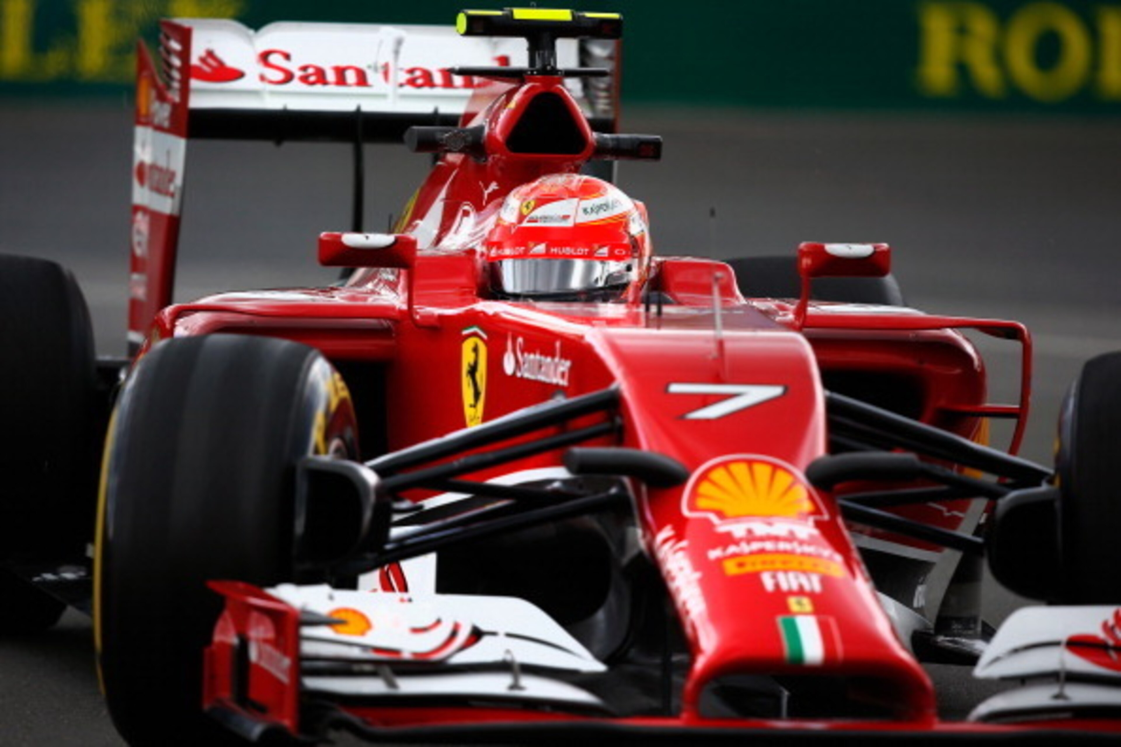 MONTREAL, QC - JUNE 06:  Kimi Raikkonen of Finland and Ferrari drives during practice ahead of the Canadian Formula One Grand Prix at Circuit Gilles Villeneuve on June 6, 2014 in Montreal, Canada.  (Photo by Tom Pennington/Getty Images)