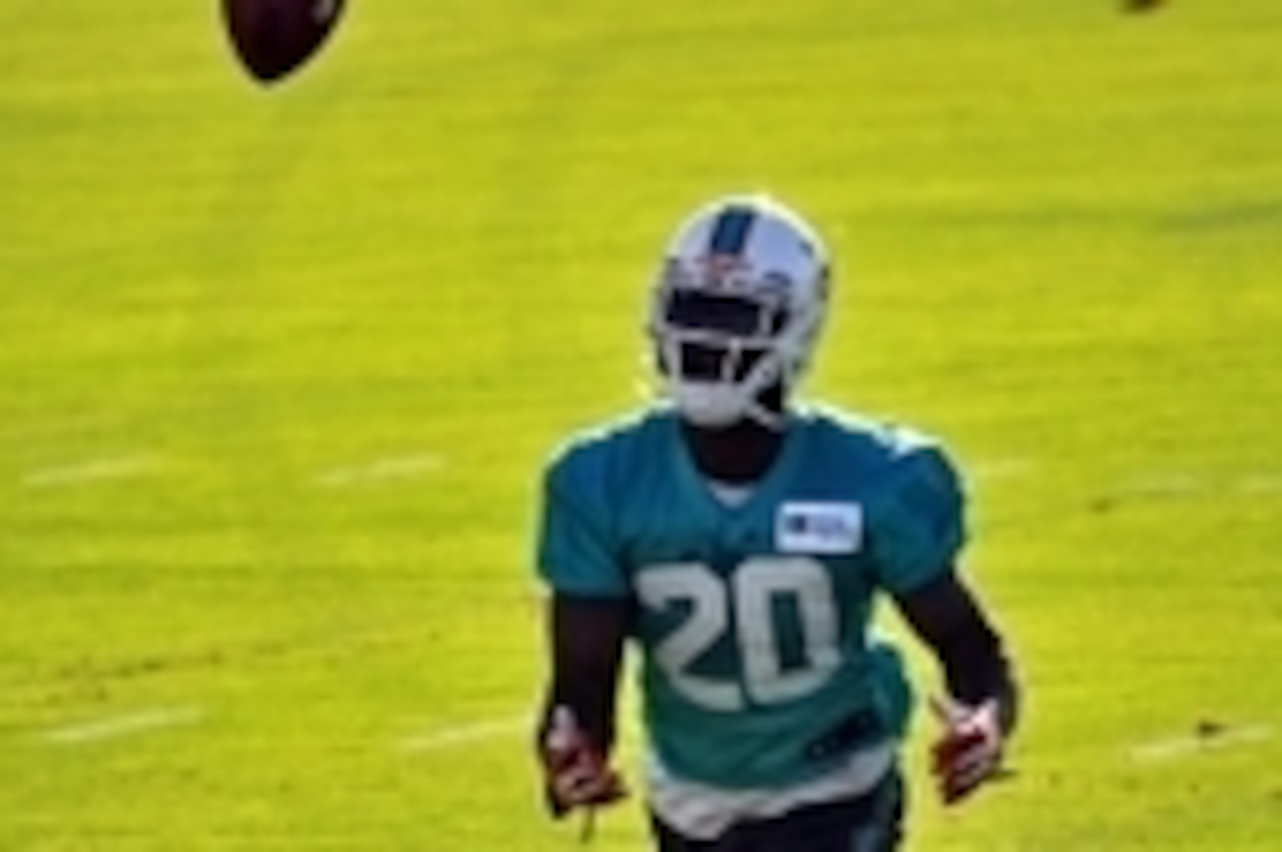 Jul 25, 2014; Davie, FL, USA; Miami Dolphins free safety Reshad Jones (20) during practice drills at Miami Dolphins Training Facility. Mandatory Credit: Steve Mitchell-USA TODAY Sports Jul 25, 2014; Davie, FL, USA; Miami Dolphins free safety Reshad Jones (20) during practice drills at Miami Dolphins Training Facility. Mandatory Credit: Steve Mitchell-USA TODAY Sports