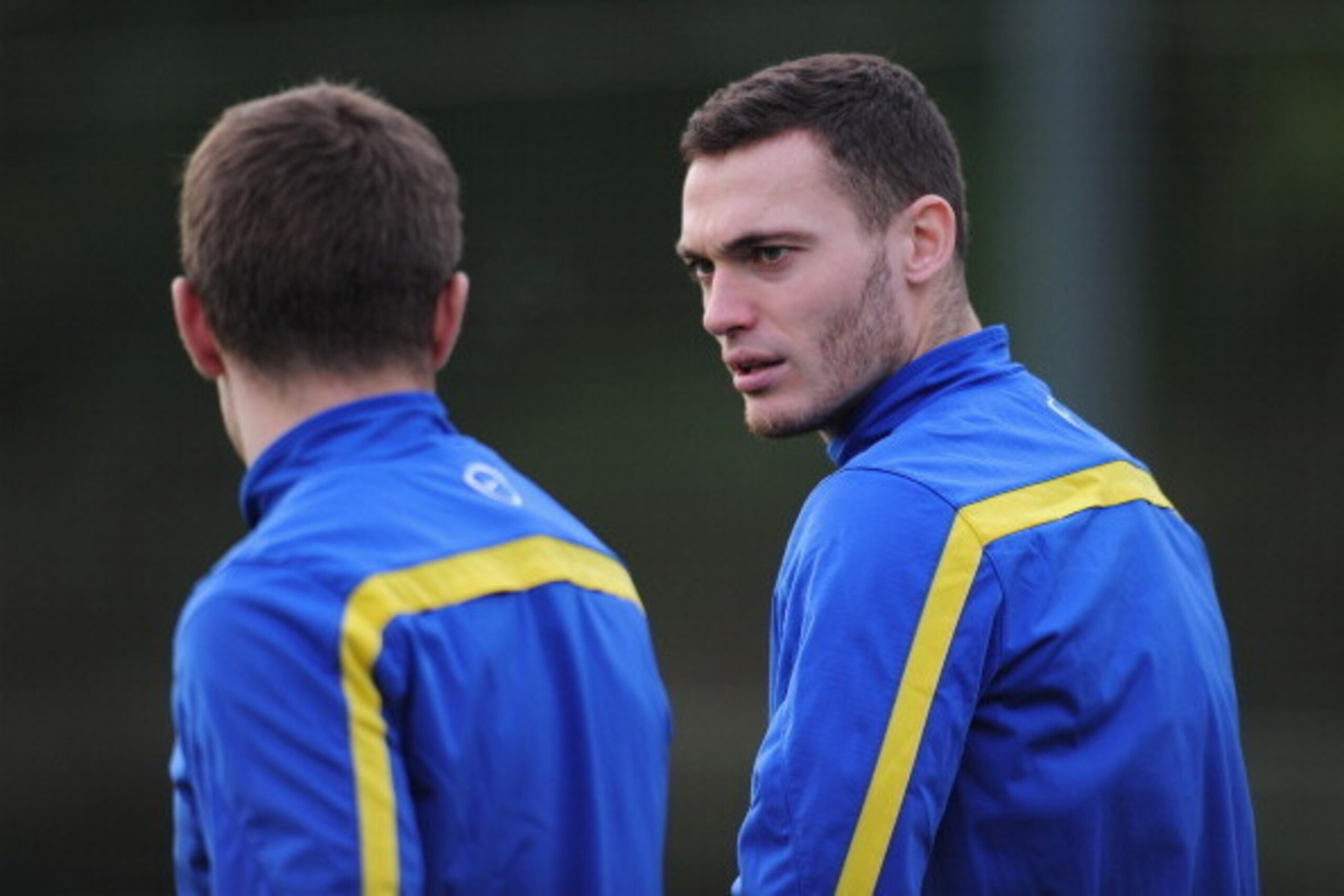 ST ALBANS, ENGLAND - NOVEMBER 25: Thomas Vermaelen of Arsenal during a training session at London Colney on November 25, 2013 in St Albans, England. (Photo by Shaun Botterill/Getty Images) ST ALBANS, ENGLAND - NOVEMBER 25: Thomas Vermaelen of Arsenal during a training session at London Colney on November 25, 2013 in St Albans, England. (Photo by Shaun Botterill/Getty Images)