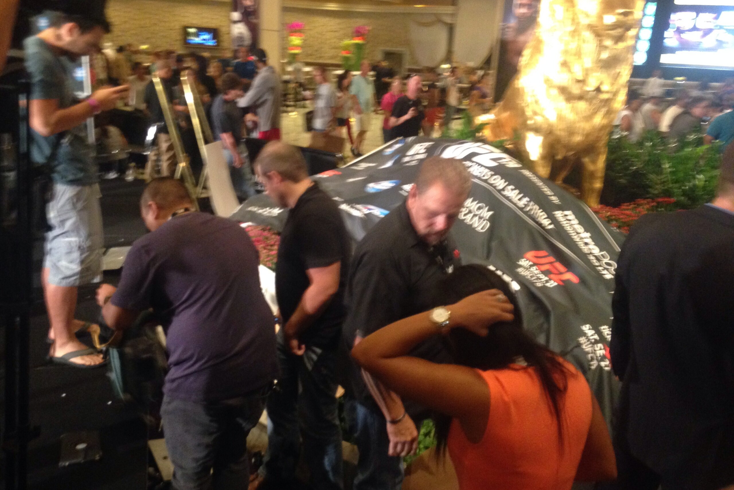 Aftermath of the Jones/Cormier brawl