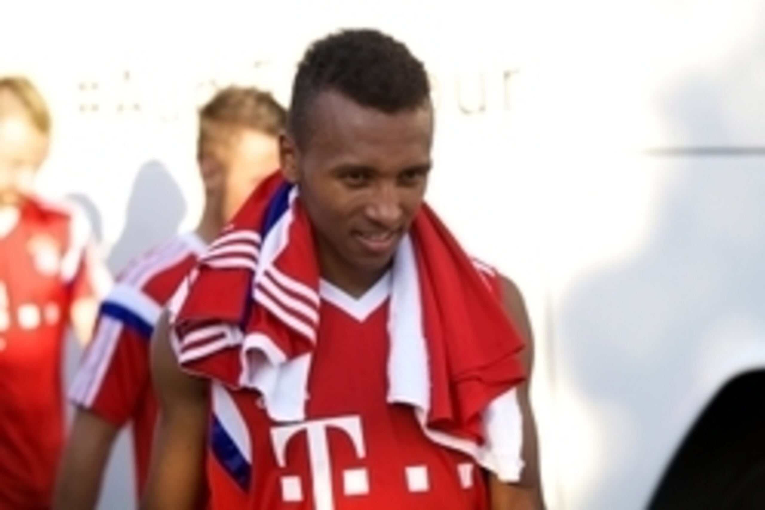 Aug 4, 2014; Portland, OR, USA; Bayern Munich midfielder Julian Green after a training session in advance of the 2014 MLS All Star Game at University of Portland Merlo Field. Mandatory Credit: Meg Williams-USA TODAY Sports
