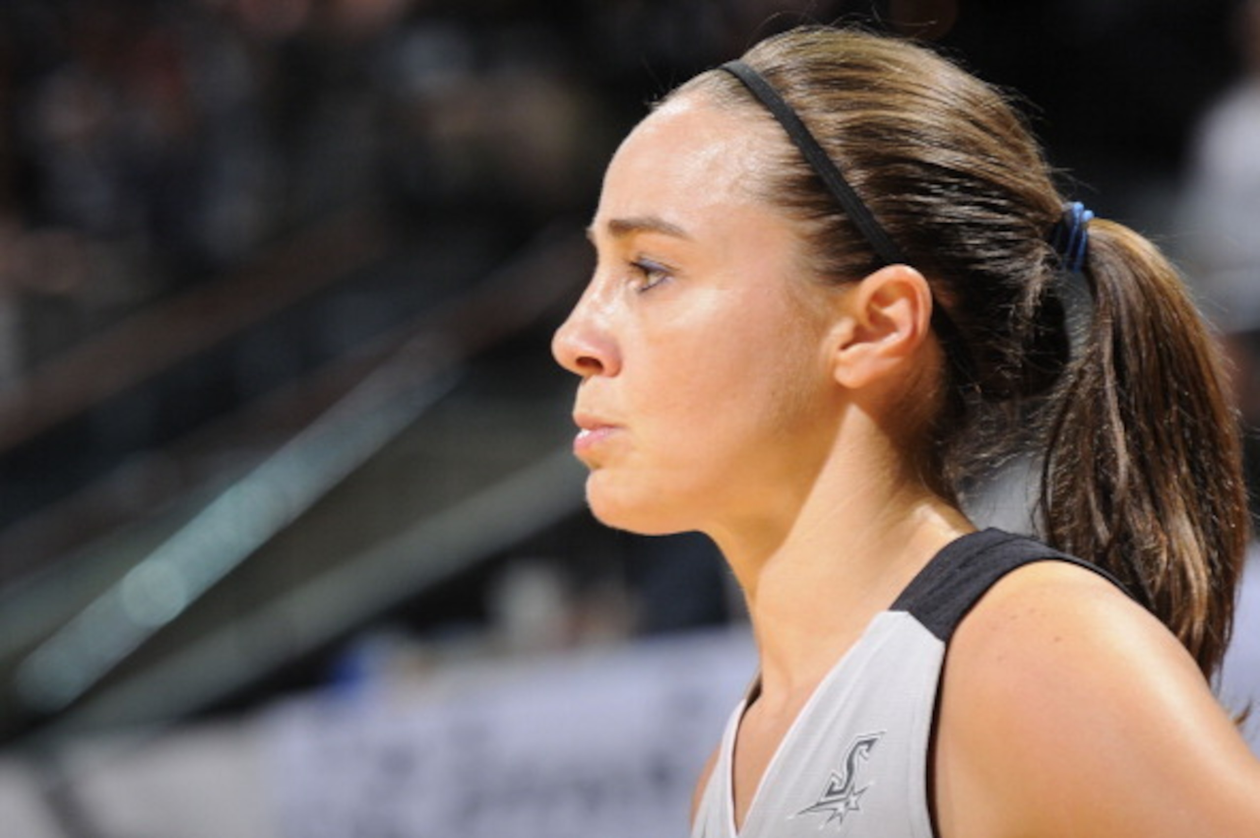 SAN ANTONIO, TX - JUNE 07: Becky Hammon #25 of the San Antonio Stars during a game against the Phoenix Mercury at AT&T Center on June 7, 2014 in San Antonio, Texas. NOTE TO USER: User expressly acknowledges and agrees that, by downloading and/or using thi