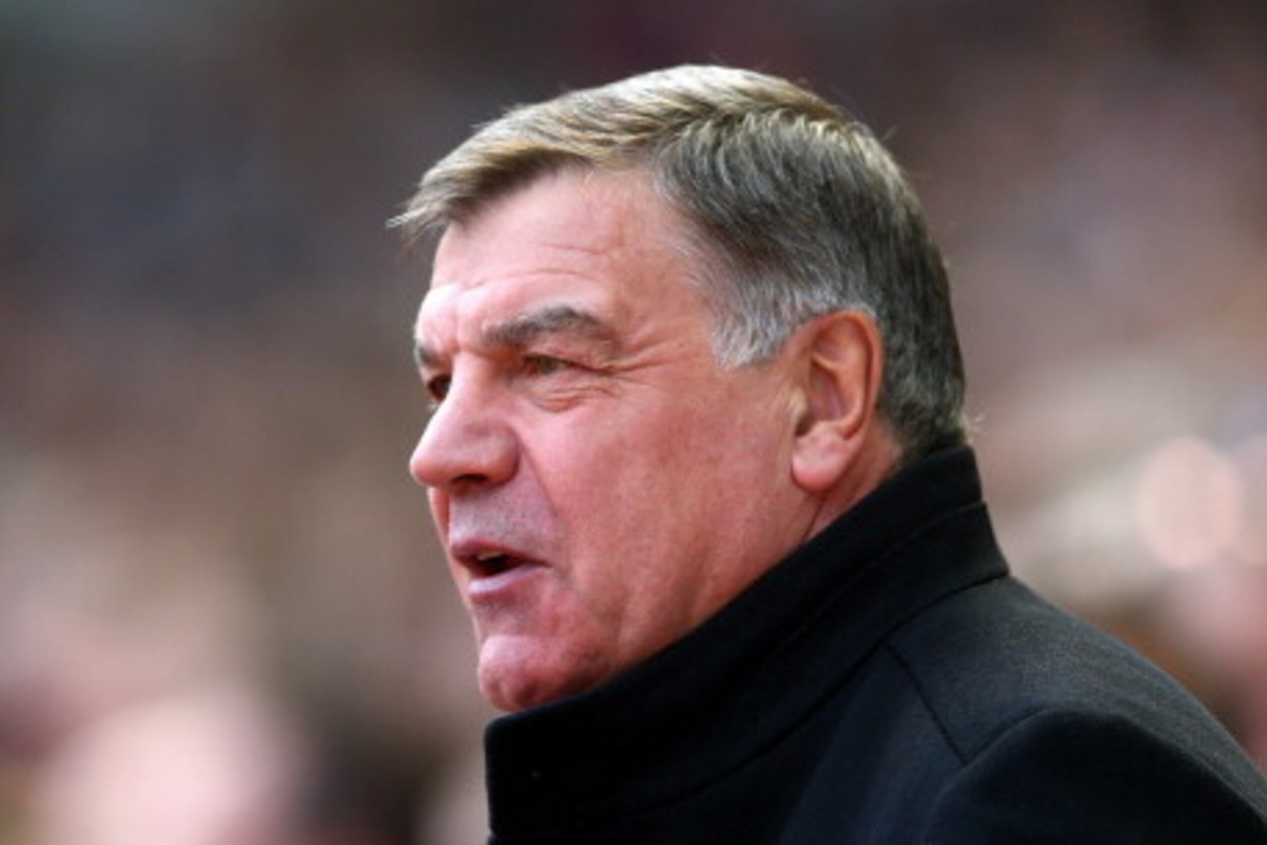 LONDON, ENGLAND - MAY 03:  Sam Allardyce the West Ham manager looks on during the Barclays Premier League match between West Ham United and Tottenham Hotspur at Boleyn Ground on May 3, 2014 in London, England.  (Photo by Paul Gilham/Getty Images)