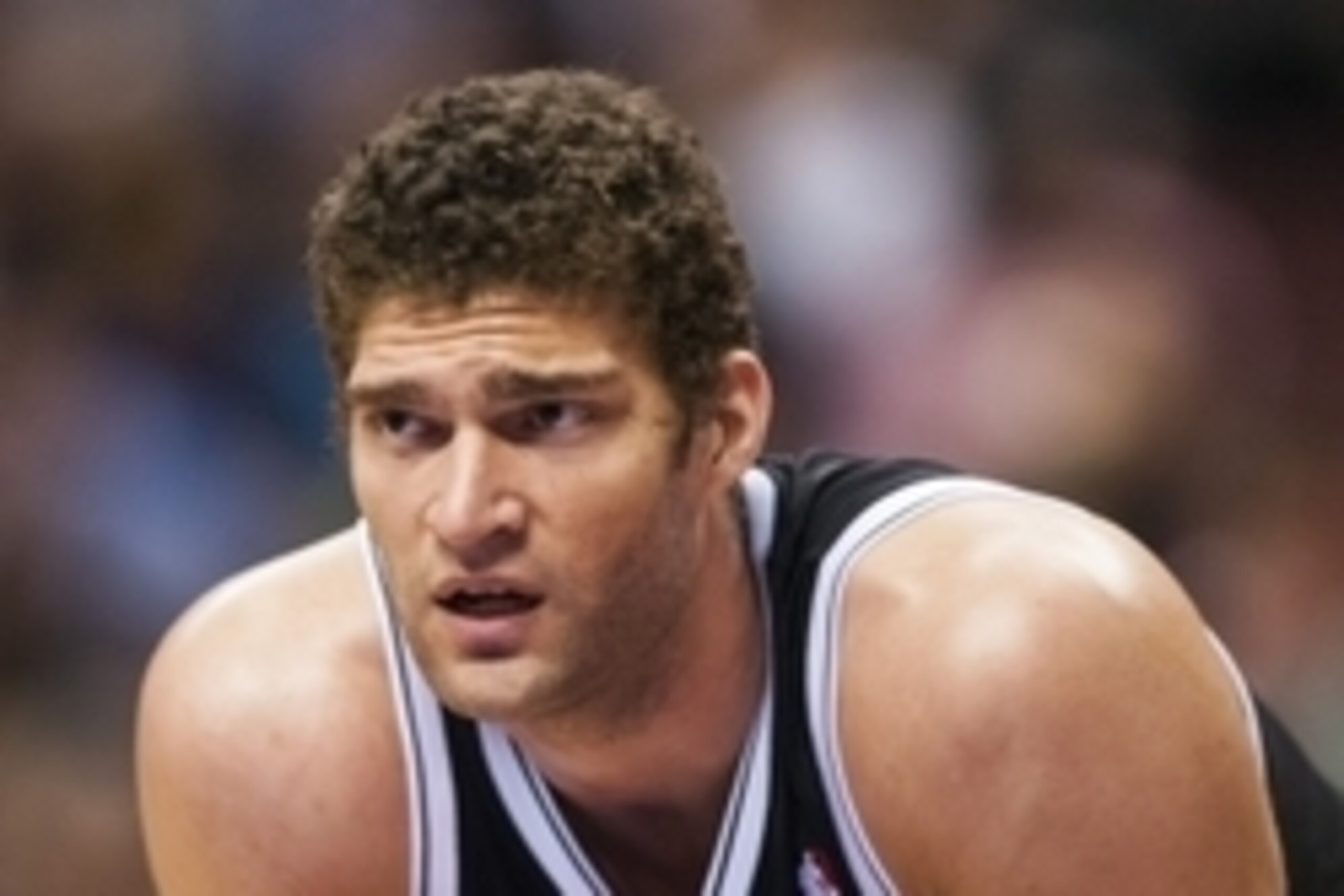 Dec 20, 2013; Philadelphia, PA, USA; Brooklyn Nets center Brook Lopez (11) during the second quarter against the Philadelphia 76ers at the Wells Fargo Center. The Sixers defeated the Nets 121-120 in overtime. Mandatory Credit: Howard Smith-USA TODAY Sport