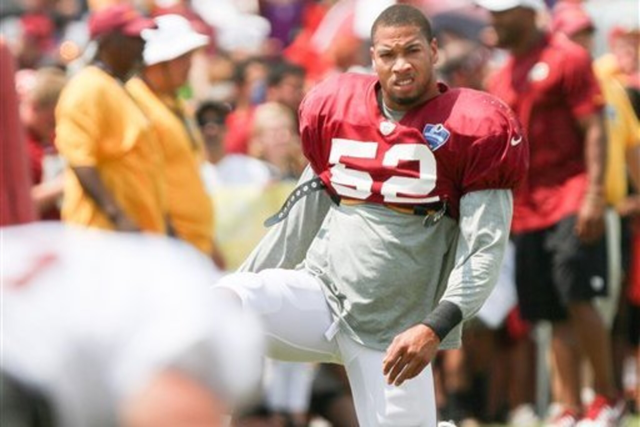 Keenan Robinson will earn more useful experience as the quarterback of the Washington defense.