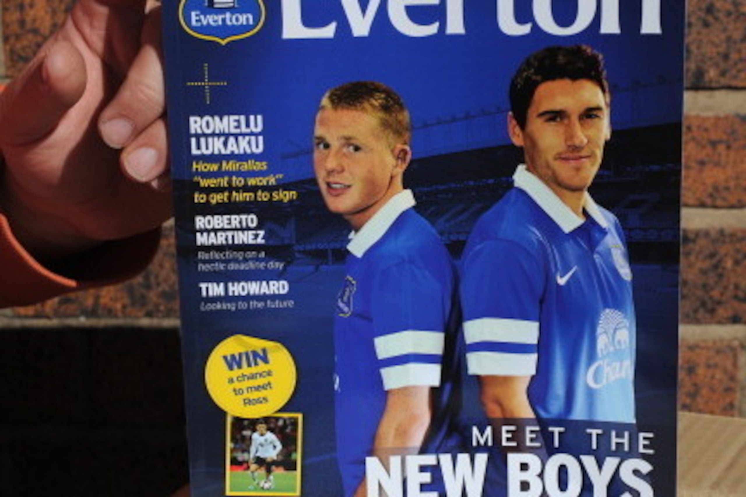 LIVERPOOL, ENGLAND - SEPTEMBER 14:  General View of a match programme prior to the Barclays Premier League match between Everton and Chelsea at Goodison Park on September 14, 2013 in Liverpool, England.  (Photo by Chris Brunskill/Getty Images)