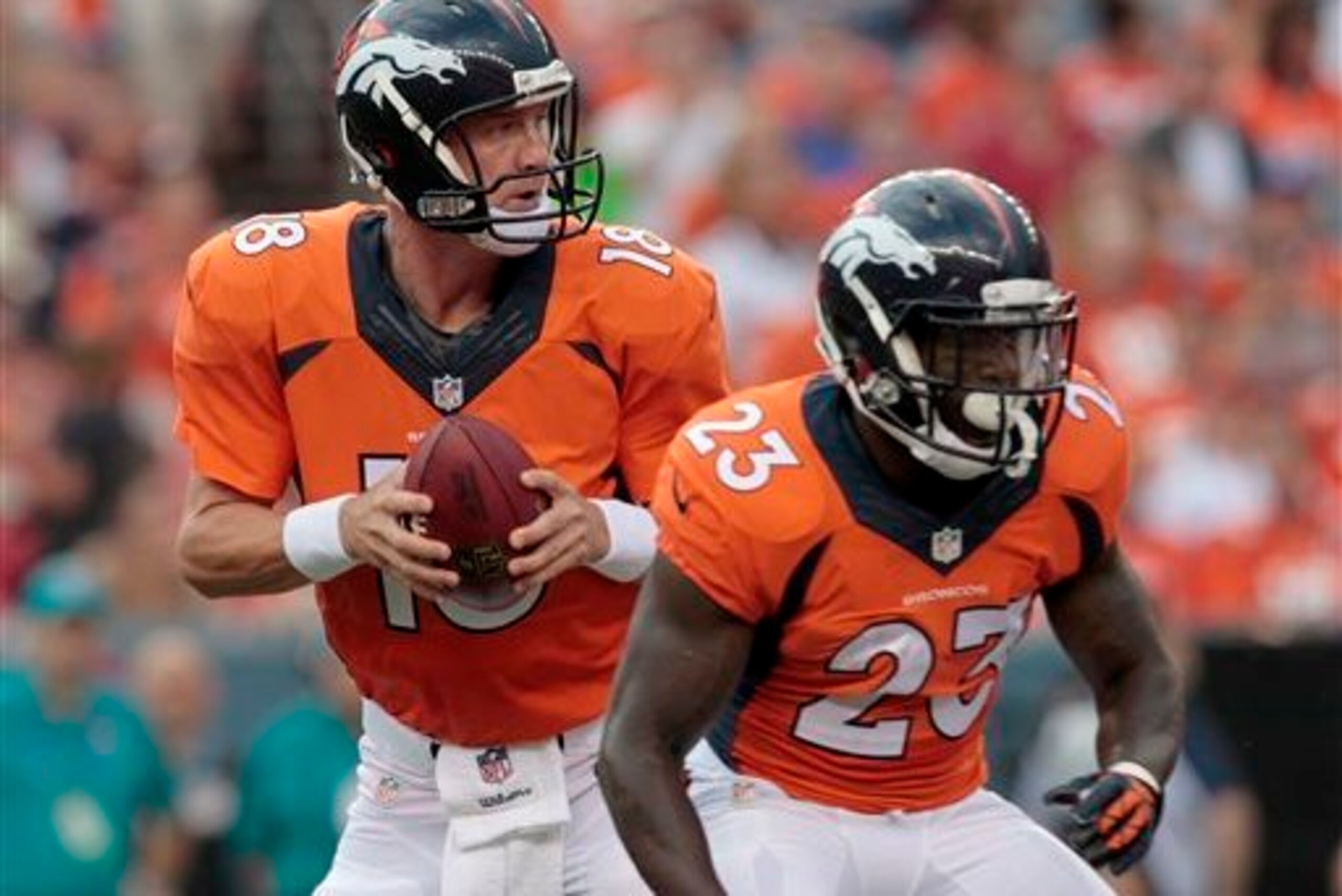 Peyton Manning and Ronnie Hillman both looked good Thursday night vs. the Seahawks.