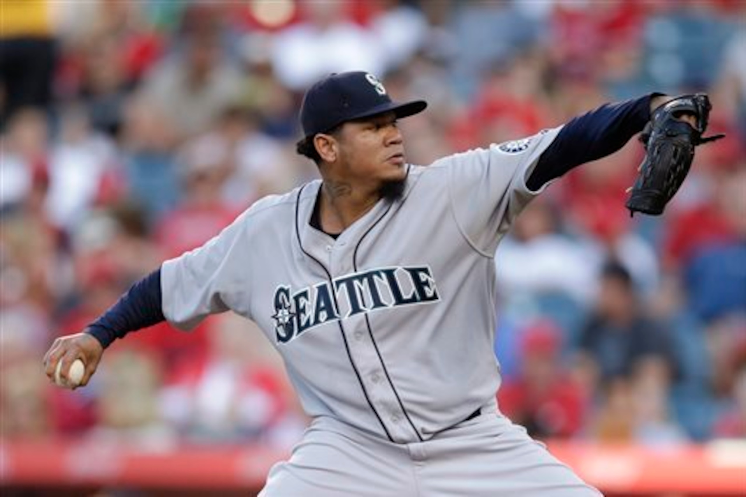 Felix Hernandez has thrown 51.3 more innings than Chris Sale so far.