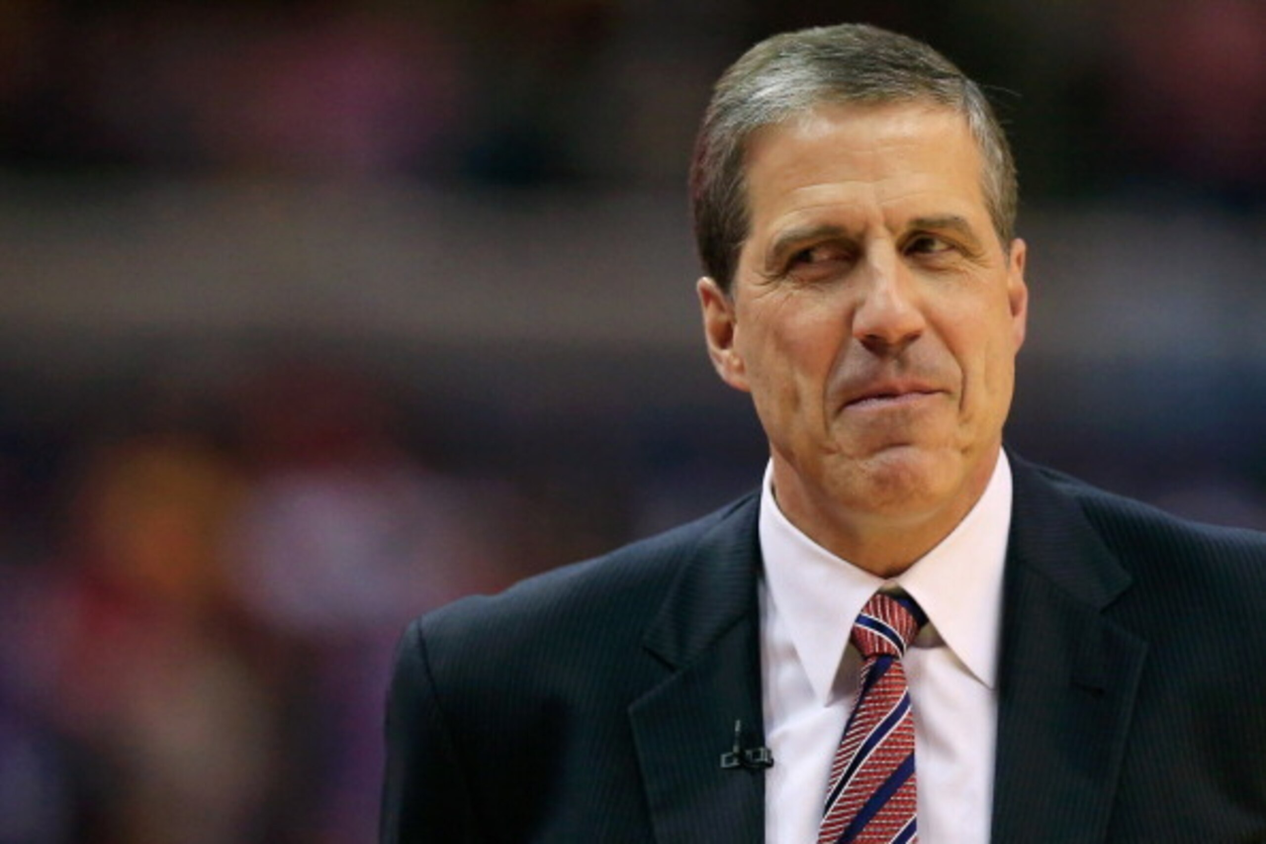 WASHINGTON, DC - MAY 09:  Head coach Randy Wittman of the Washington Wizards looks on during the first half against the Indiana Pacers during Game 3 of the Eastern Conference Semifinals during the 2014 NBA Playoffs at Verizon Center on May 9, 2014 in Wash