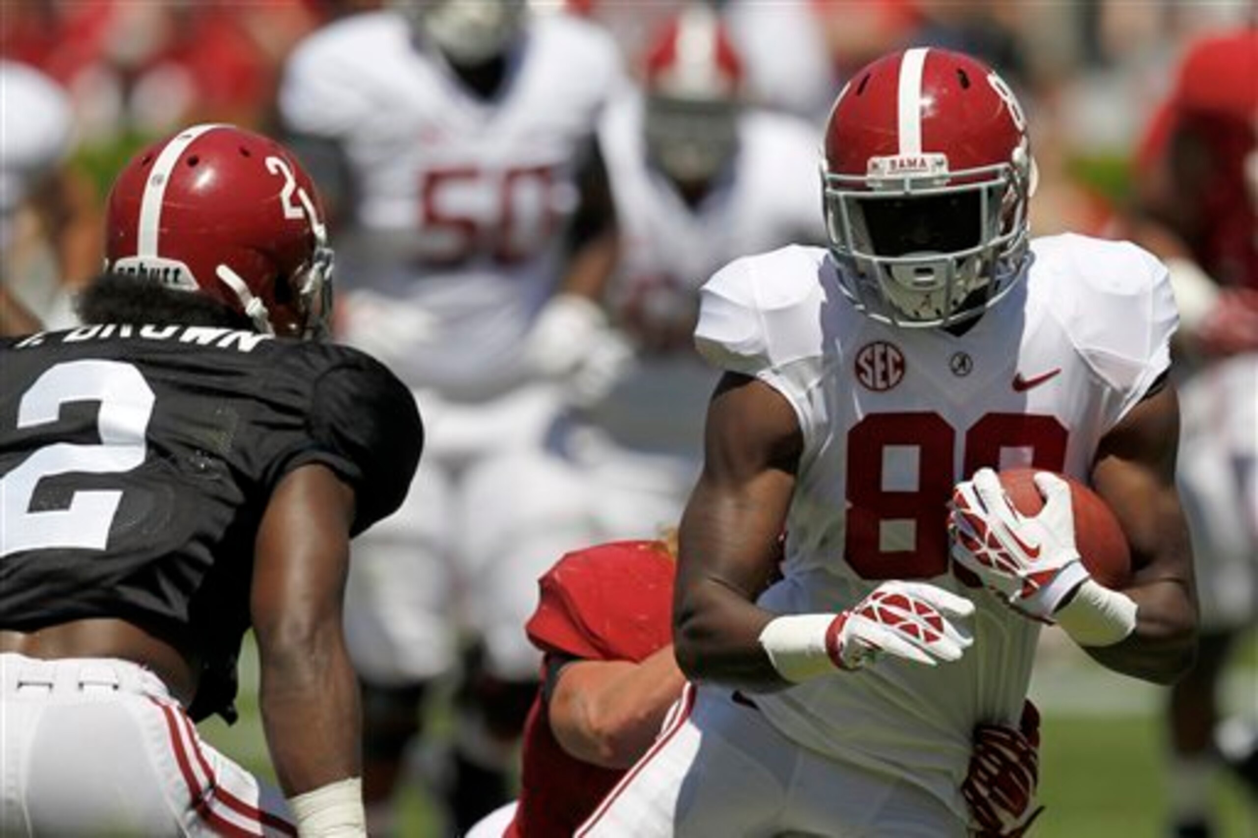 Freshman cornerback Tony Brown is benefiting from an injury at his position.