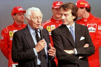 Montezemolo with Gianni Agnelli, 1994.